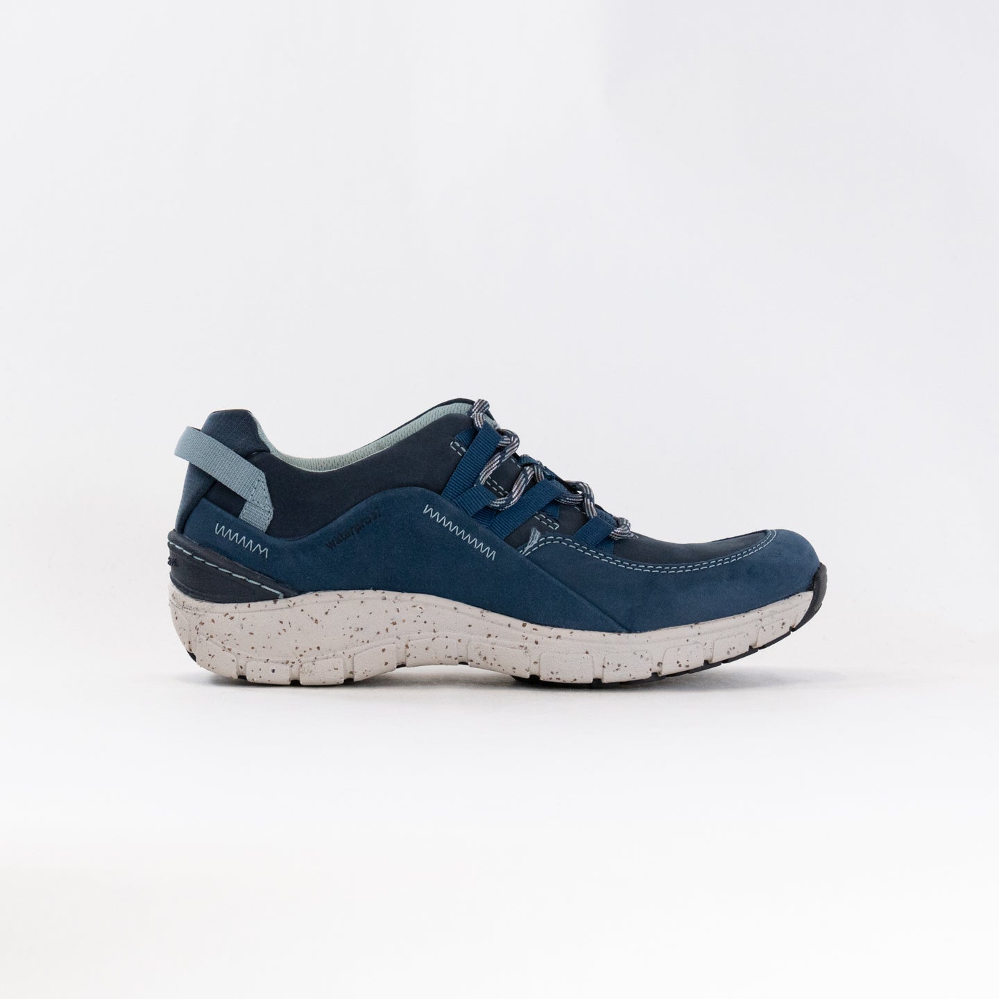 Women's Blue Combi Clarks Wave Range Waterproof Shoes
