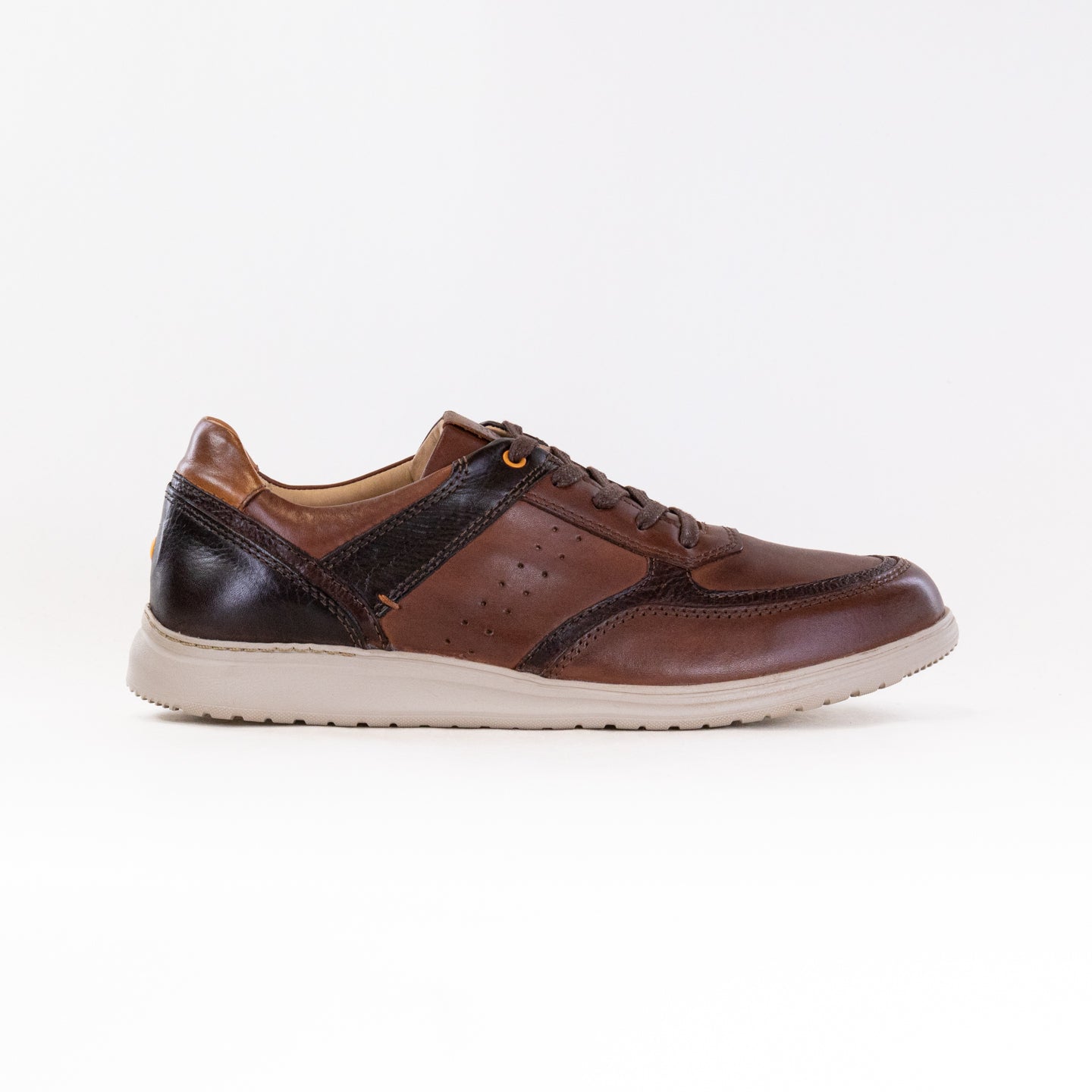 Samuel Hubbard Men's Featherlight Olema Casual in Antique Brown Leather