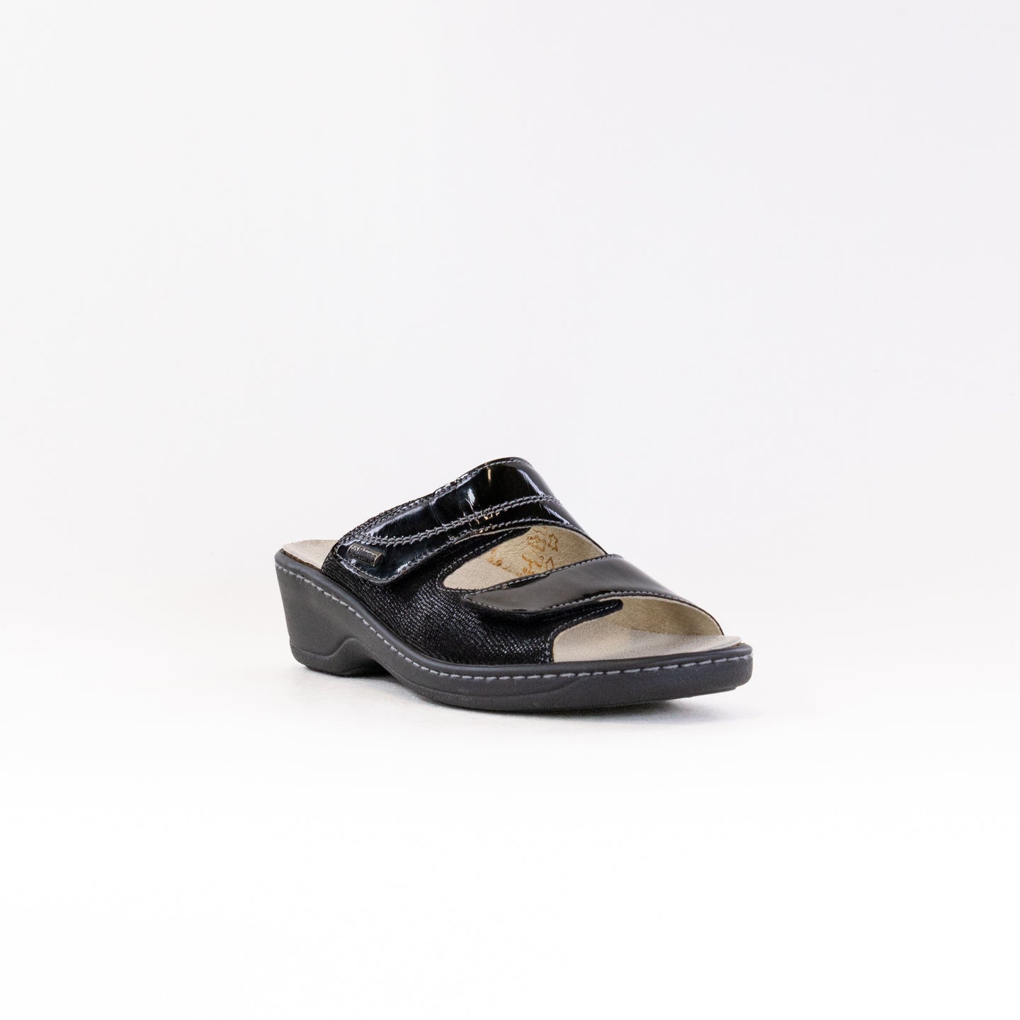 Fidelio Soft Line 225001 Women's Black Leather Comfortable Footwear