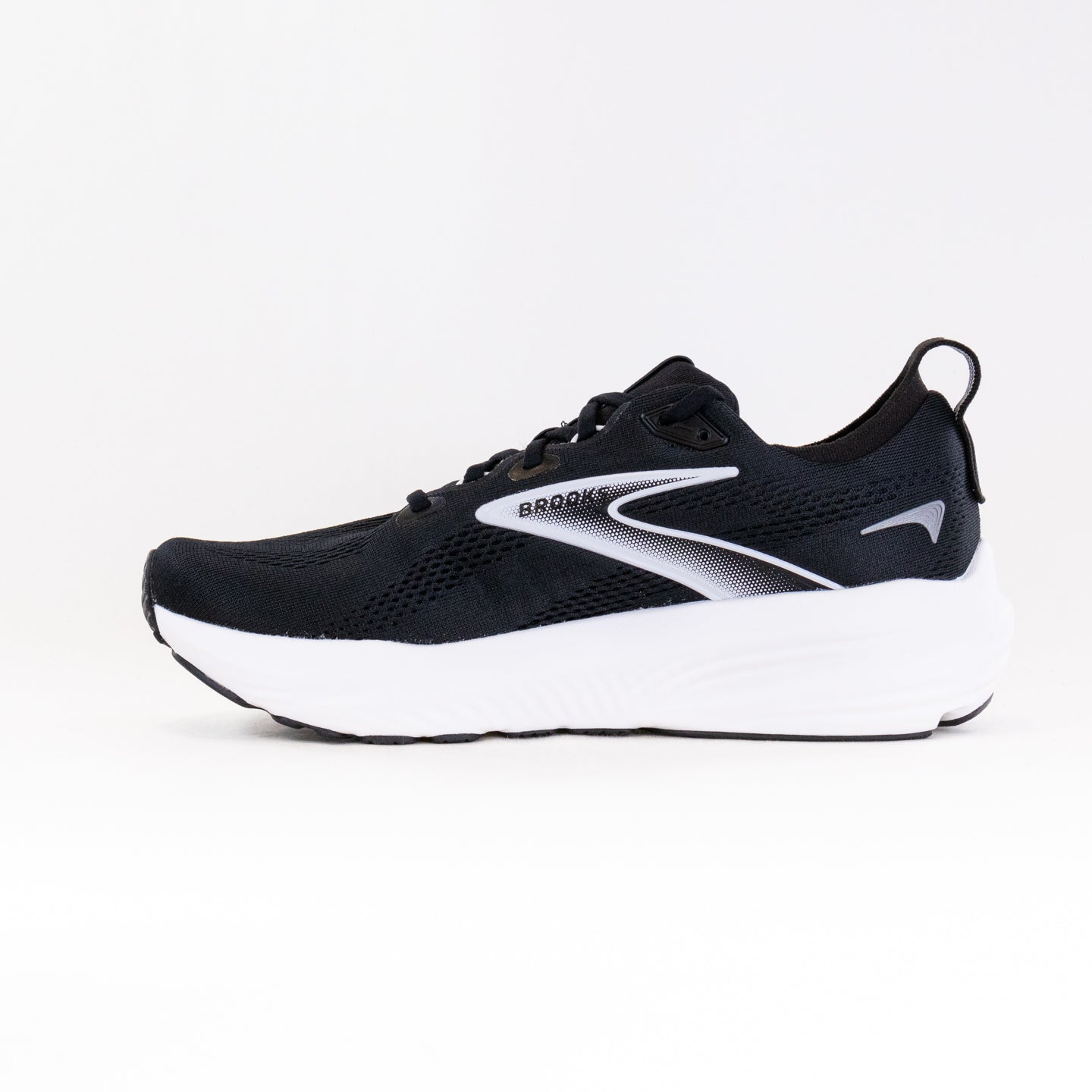 Men's Brooks Glycerin 22 Running Shoes in Black, Grey, and White