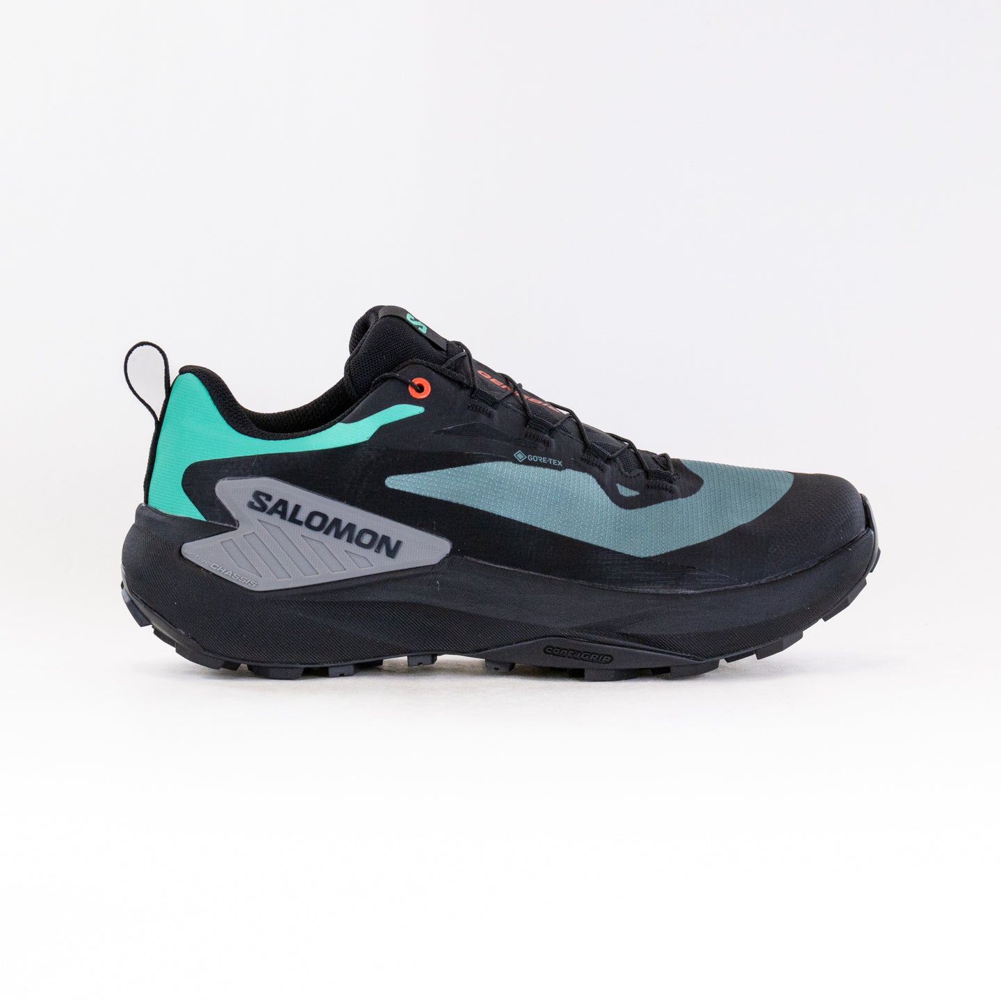 Men's SALOMON Genesis GTX Running Shoes - Atlantic/Black/Sharkskin