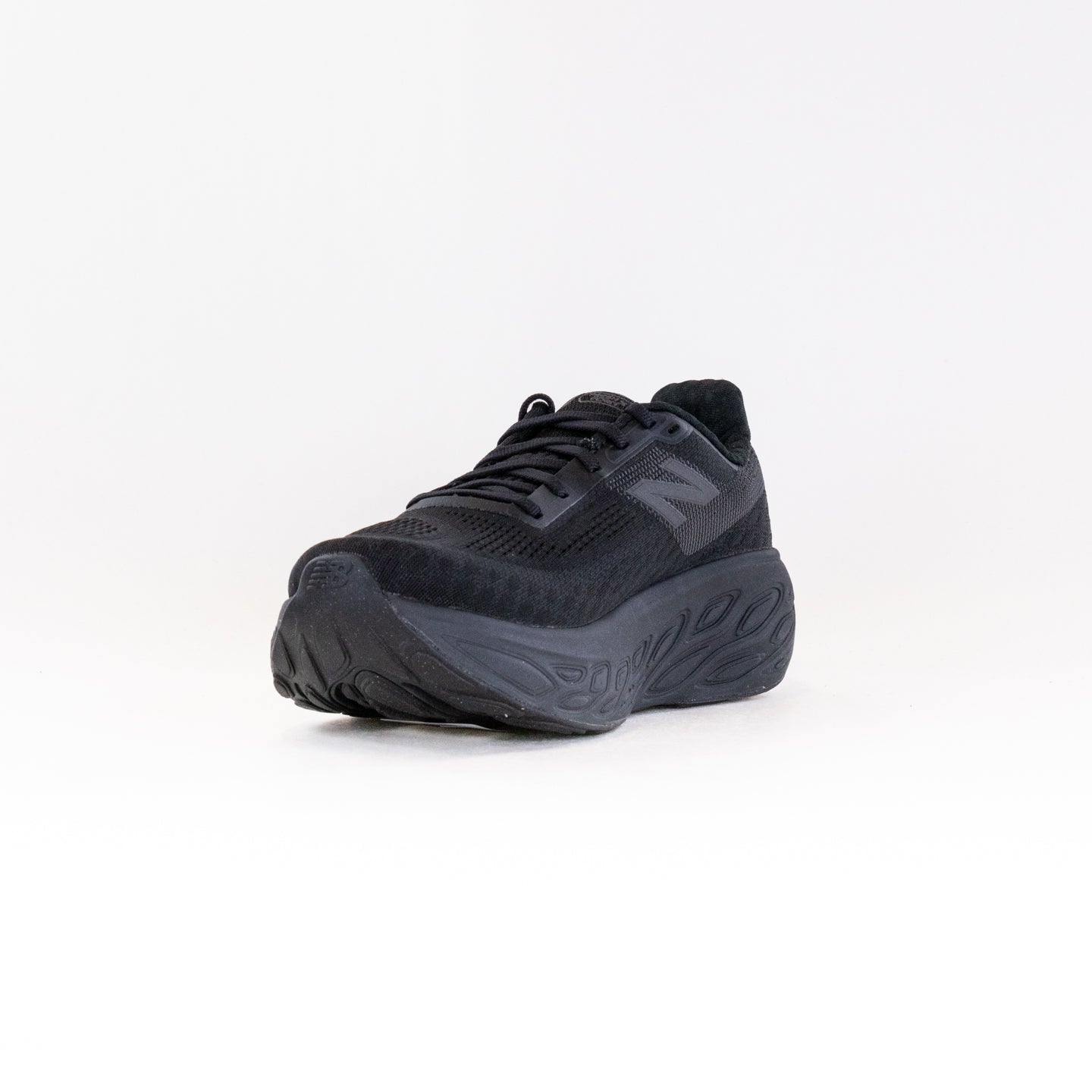 New Balance Women's Running Shoes - 1080V14 Model in Black with Black Metallic and Phantom Color Scheme
