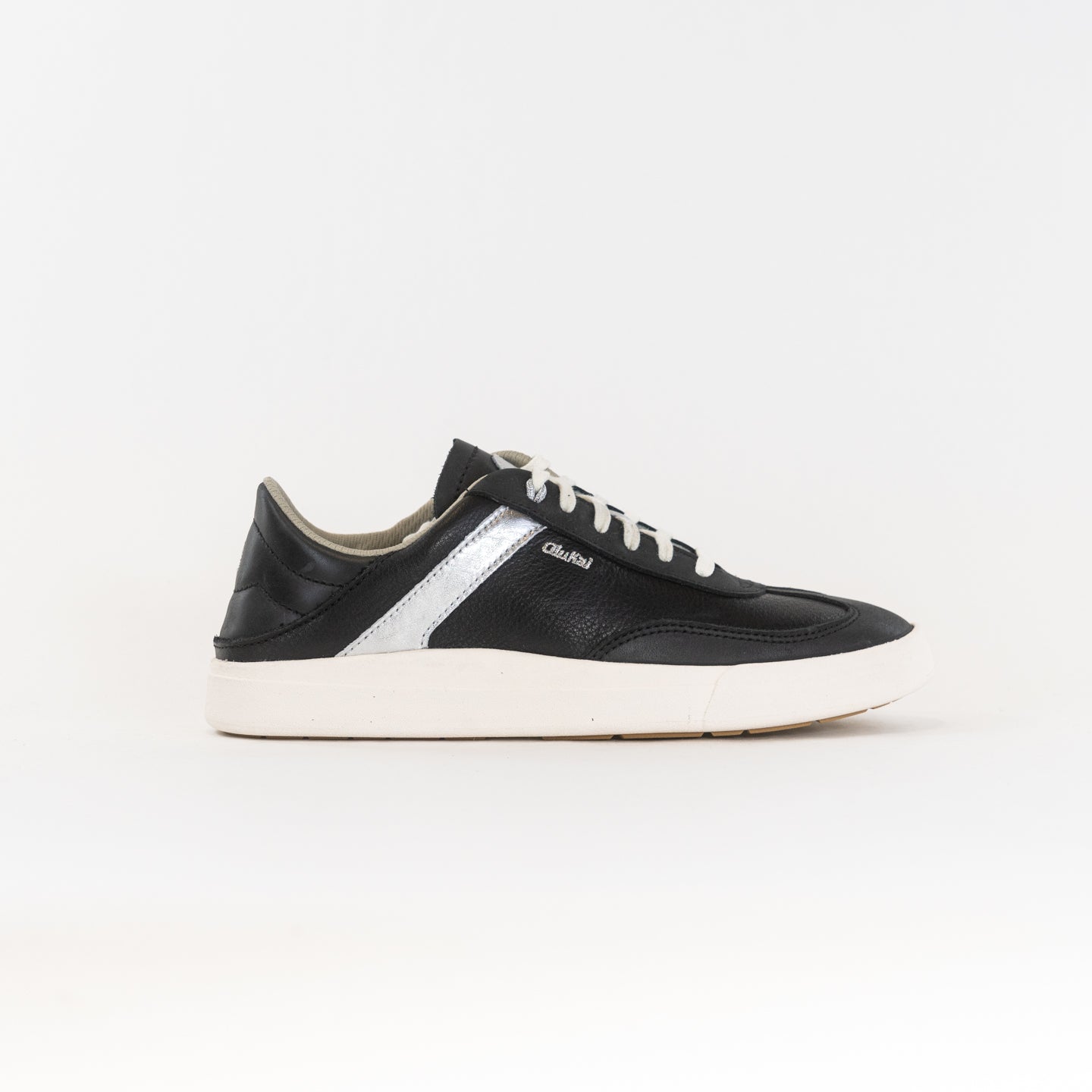 Olukai Women's Ha'upu Black Modern Casual Sneakers with Old - school Style