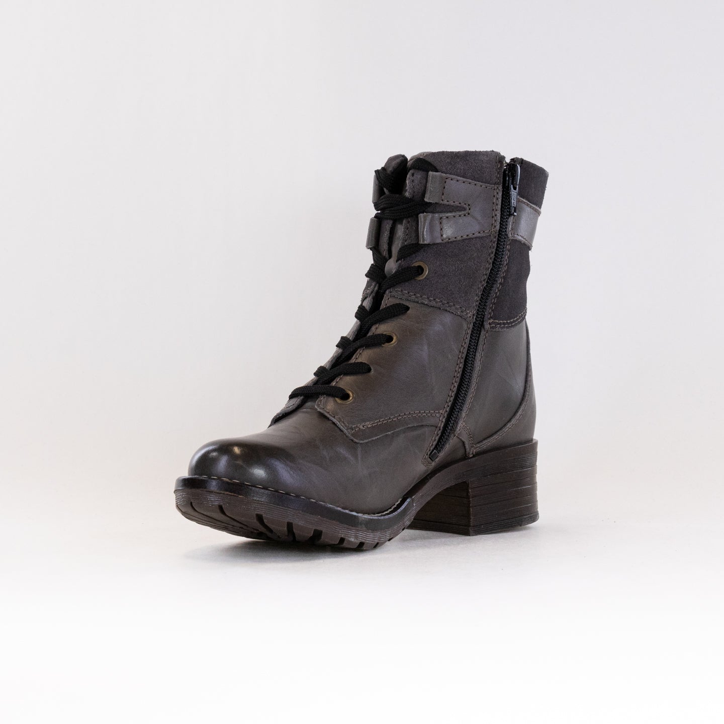 Women's Slate Dromedaris Kara Short Padded Lace - Up Boots