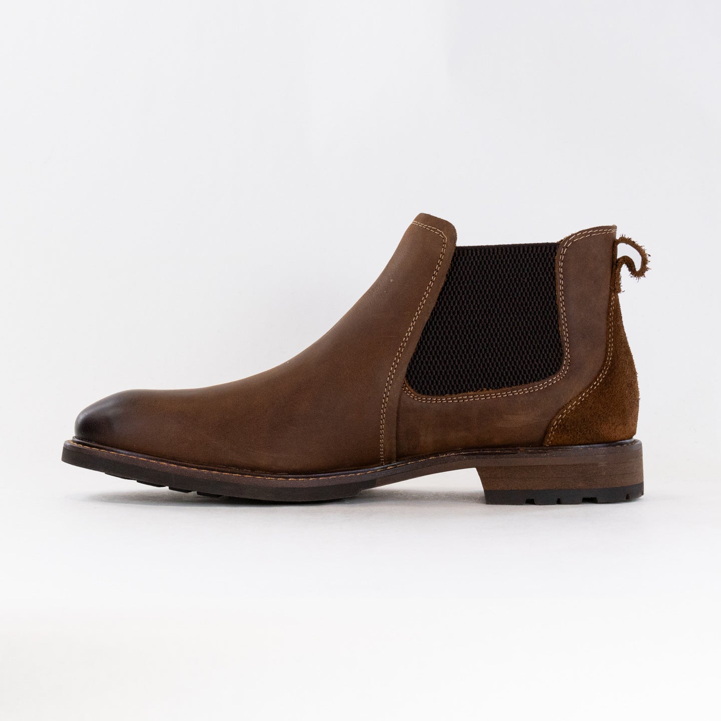 Brown Men's Florsheim Lodge Style Chelsea Gore Boots for Comfort and Durability