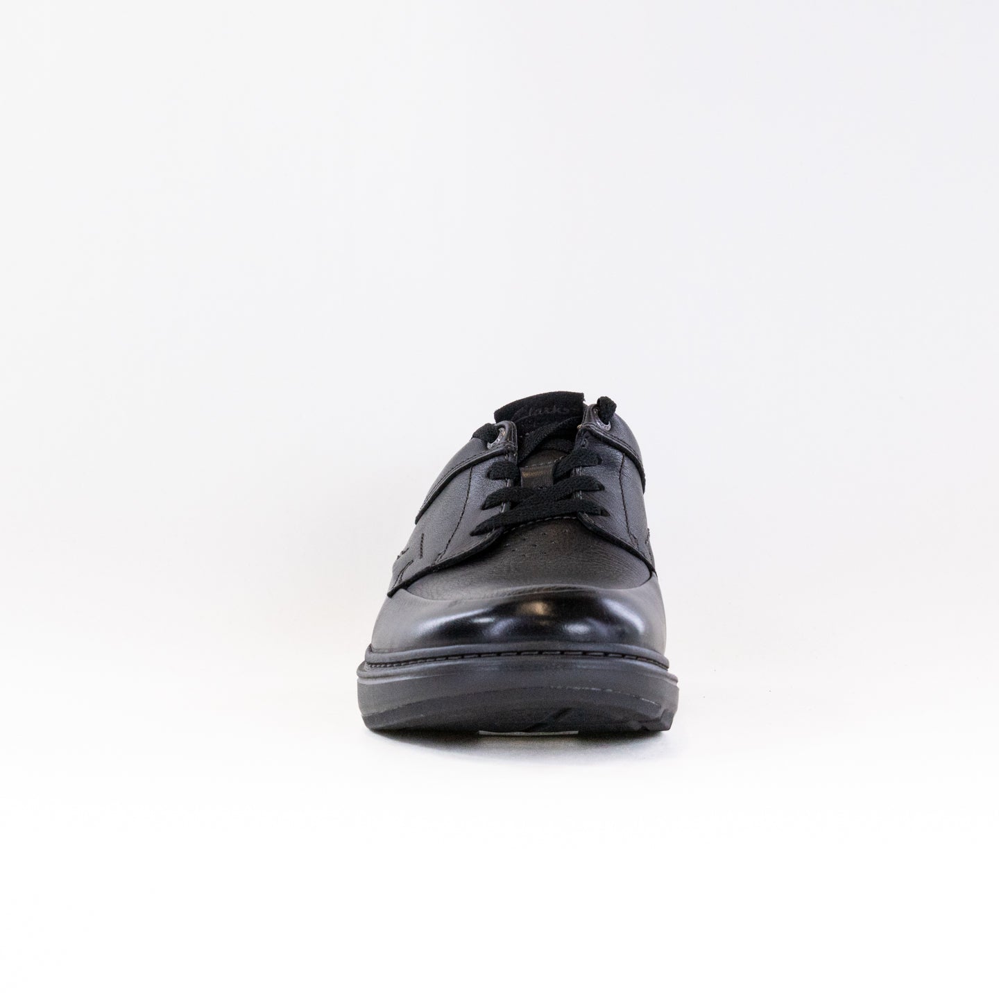Clark's Men's Un Briley Lace-up Casual Shoes - Classic Black Leather
