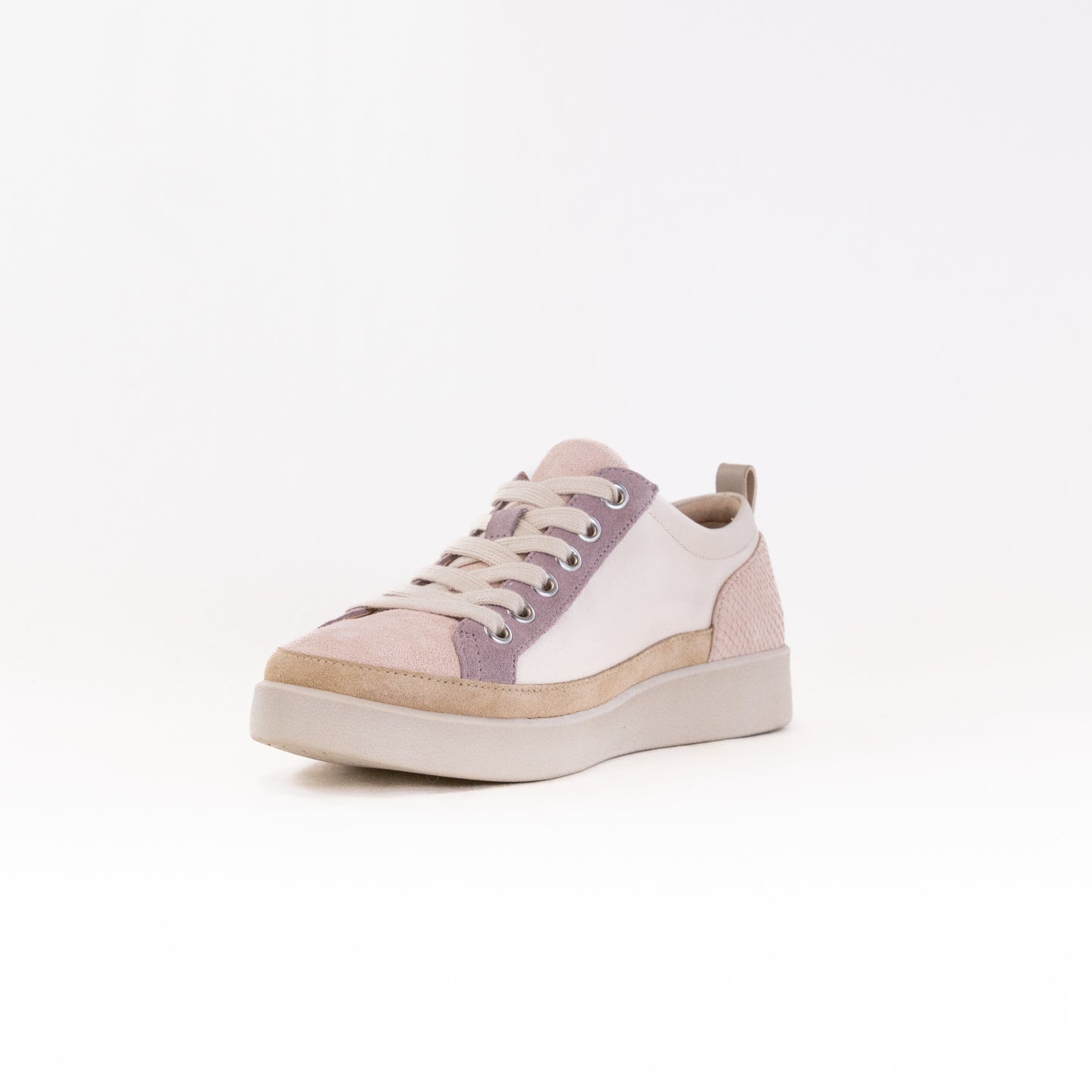 Vionic Women's Winny Casual Lace - Up Shoes in Parchment - Colored Leather