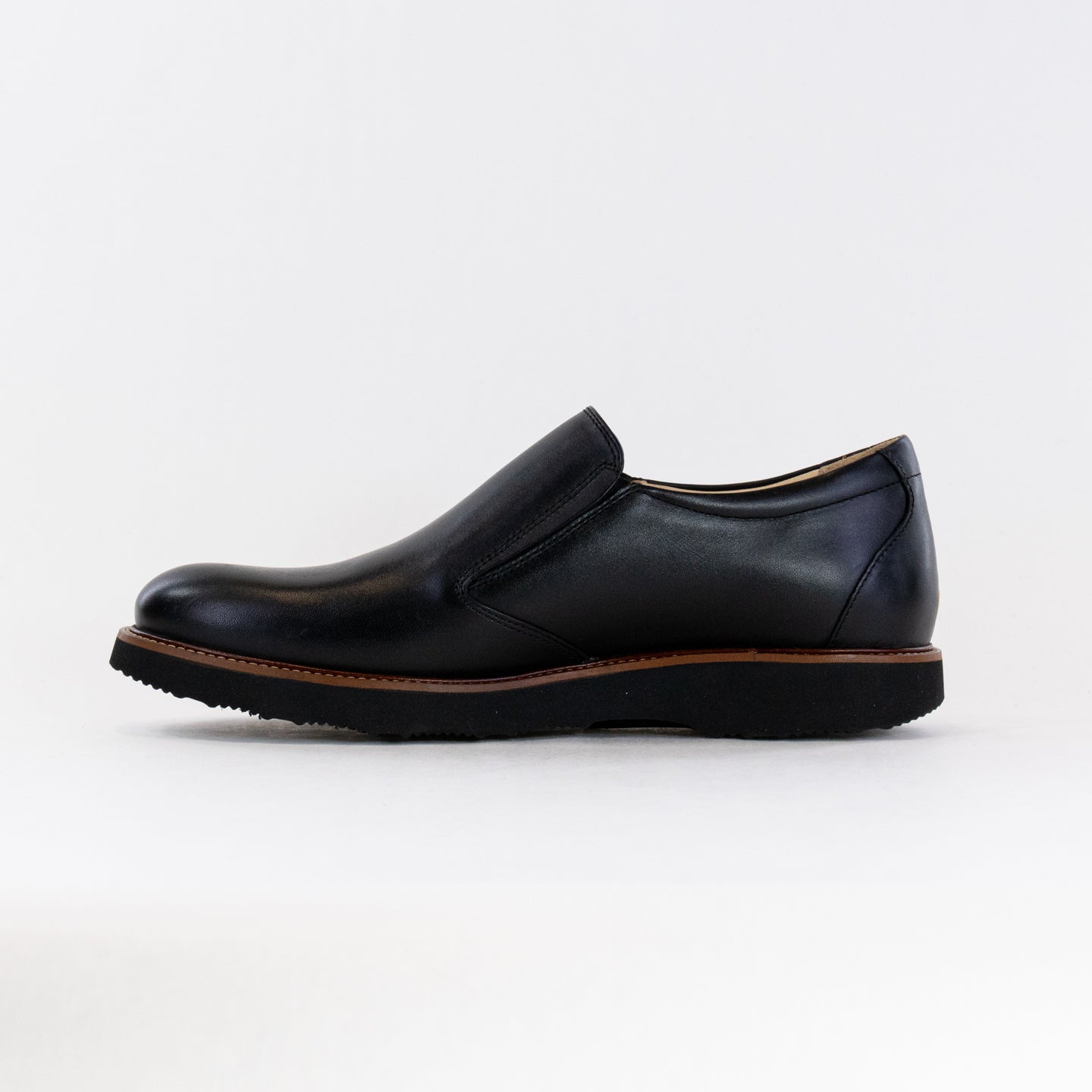 Samuel Hubbard Men's Black Frequent Traveler Stylish Leather Loafers
