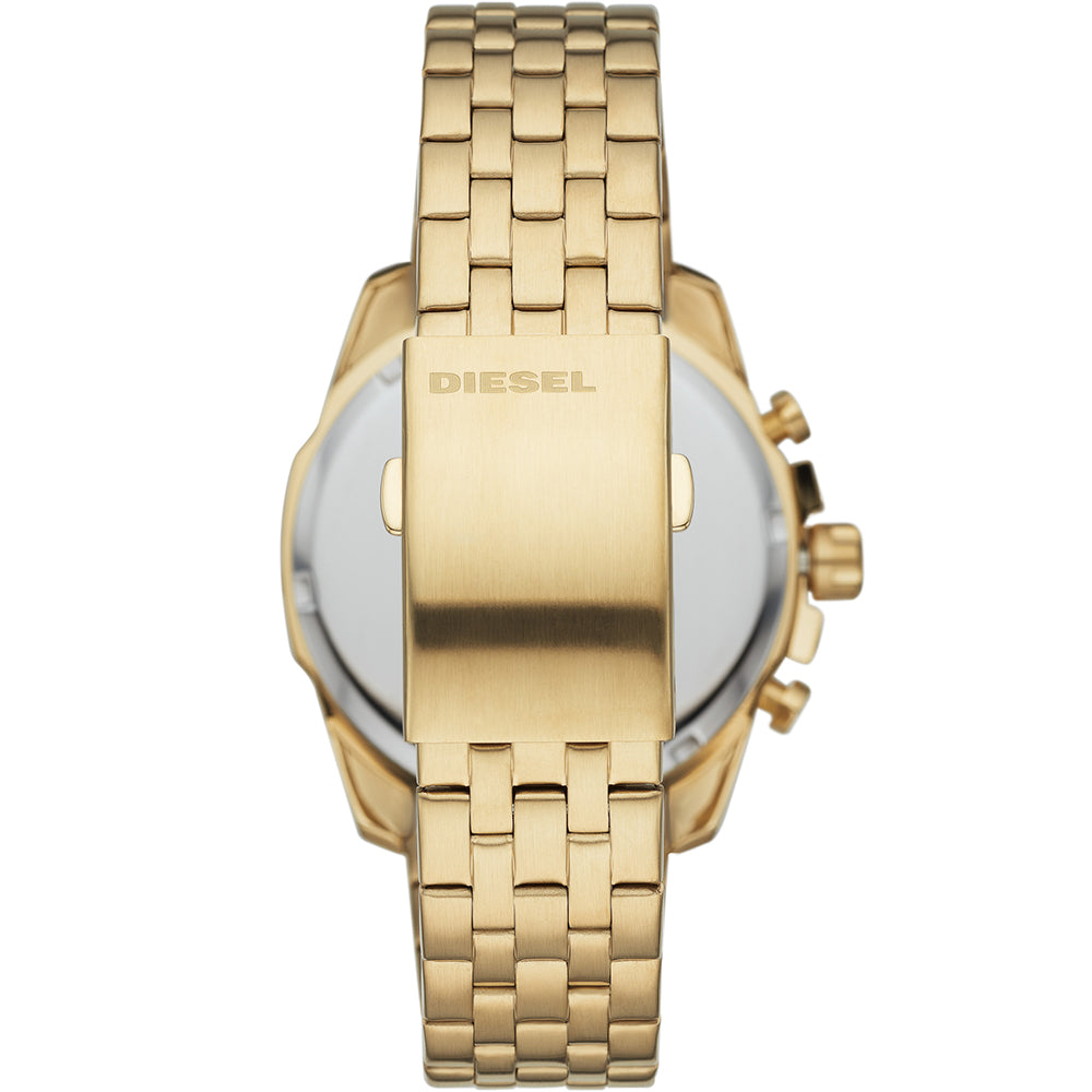 Diesel Men's DZ4565 Gold-Tone Chronograph Dress Watch with Multiple Functions