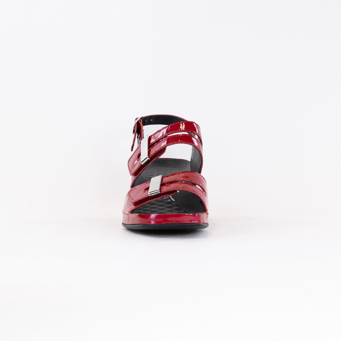 Women's Red Patent Leather Vital Joy Sandals for Comfort and Health