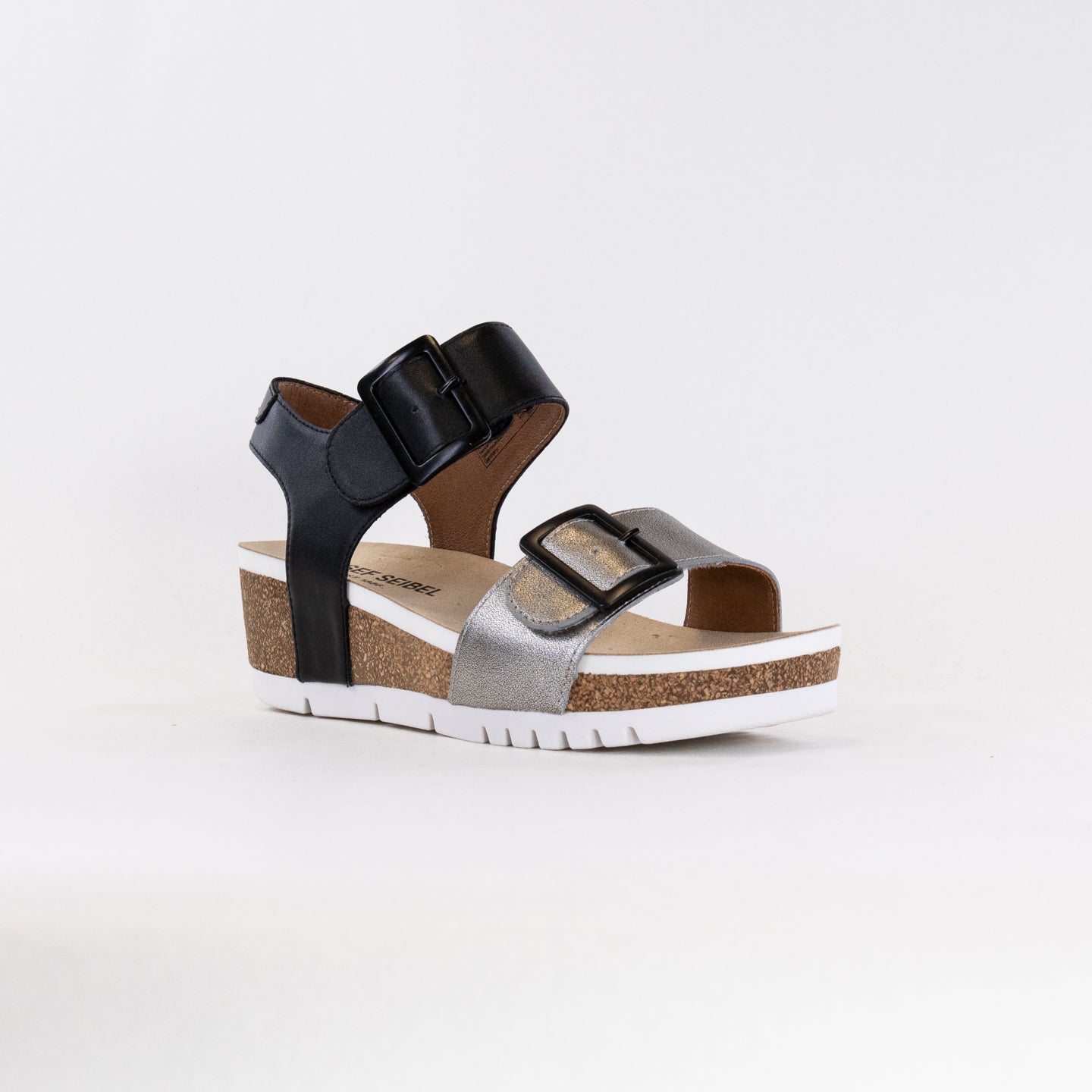 Josef Seibel Women's Quinn 02 Lightweight Flexible Basalt Wedge Sandals