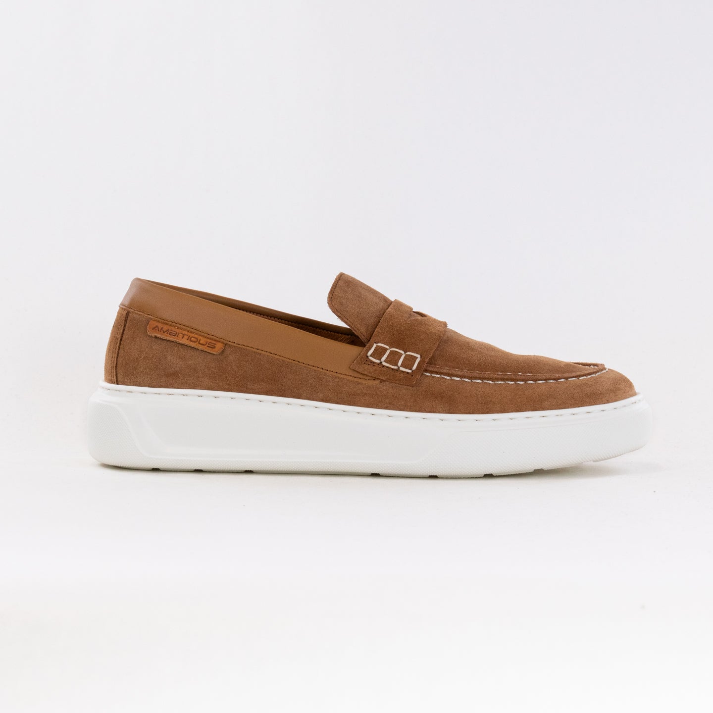 Stylish Men's Cognac Suede Ambitious KIT Penny Loafer for Summer