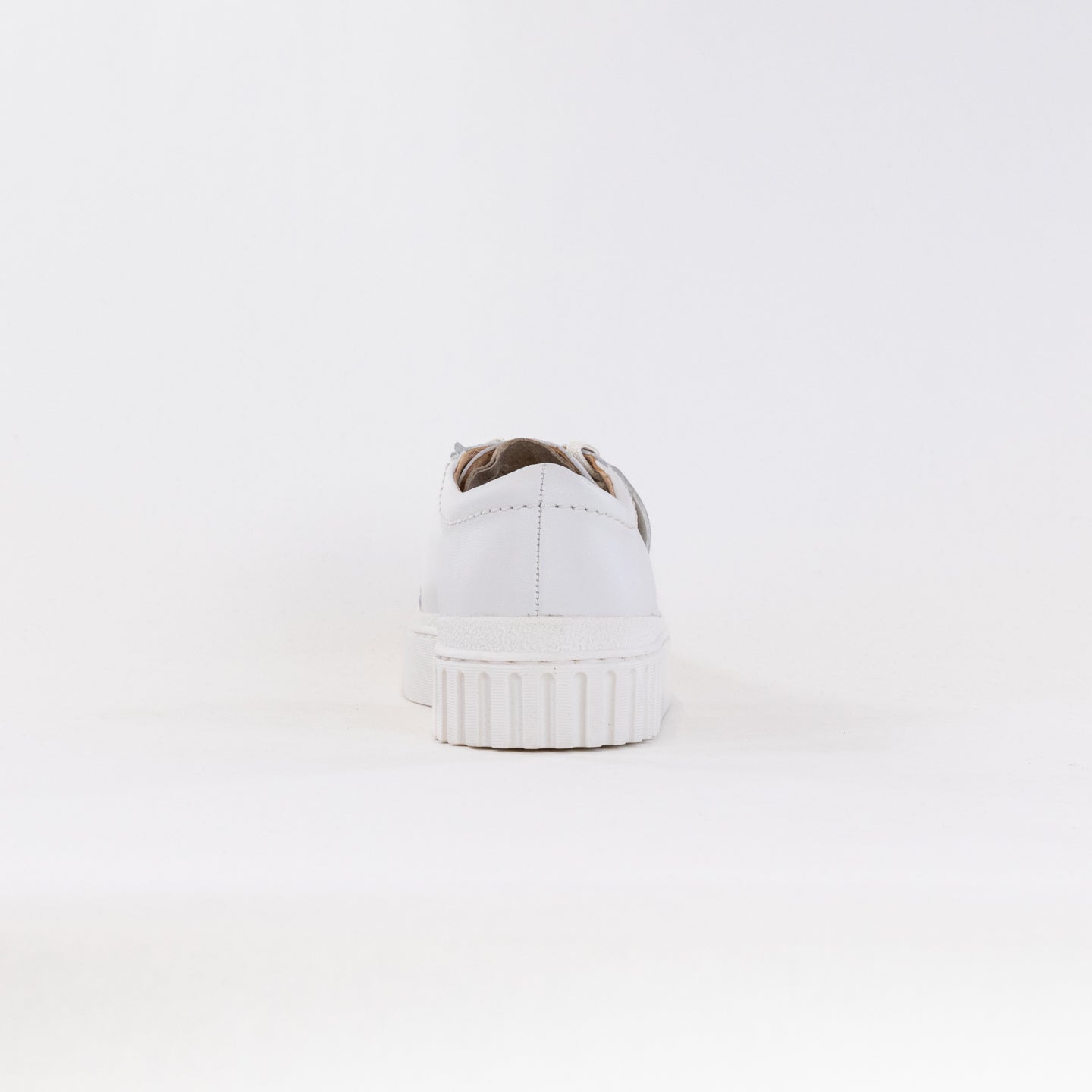 Women's Clarks Mayhill Walk - Stylish Off-White Leather Sneakers
