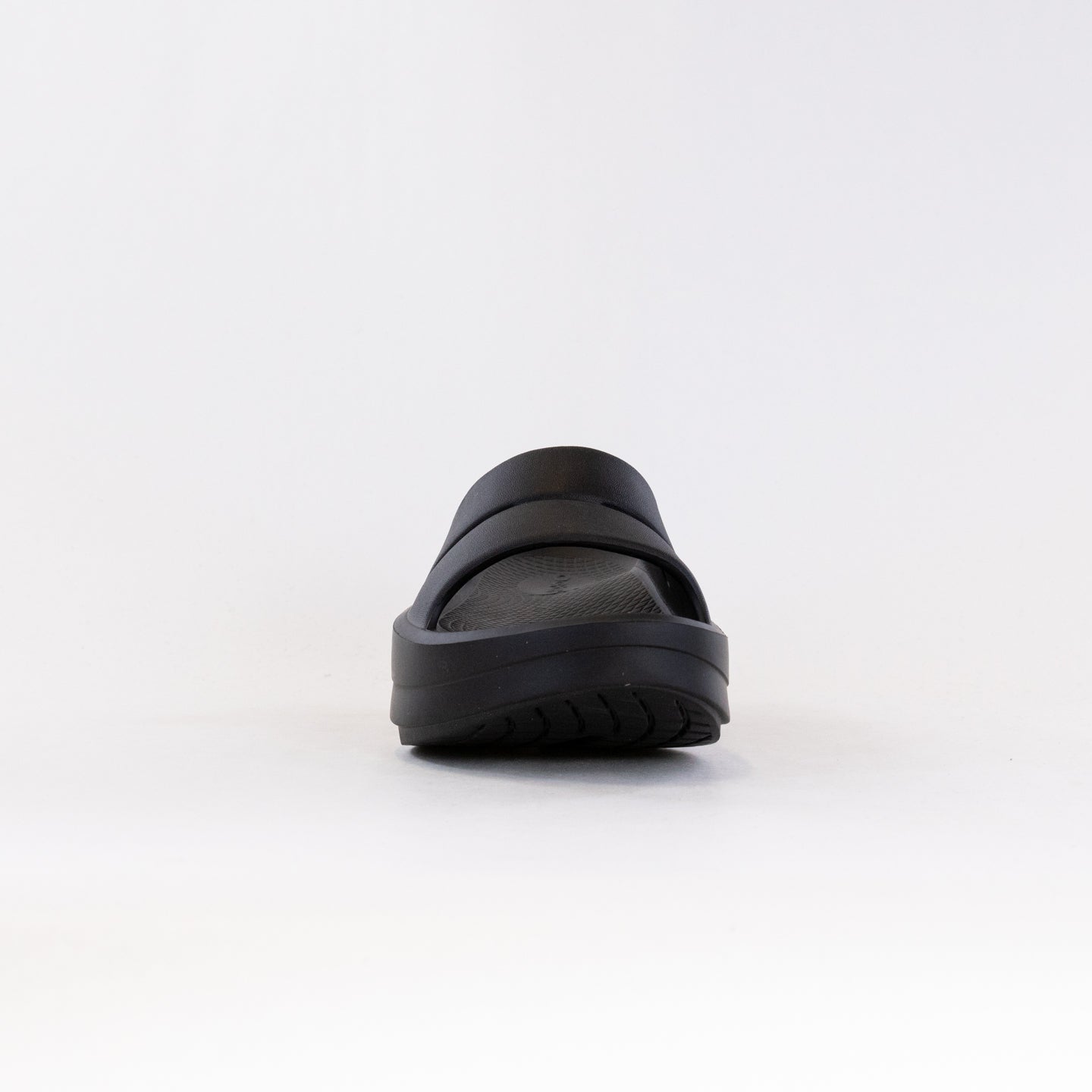 Stylish Women's Black OOFOS OOMega Ooahh Sandals for Active Recovery