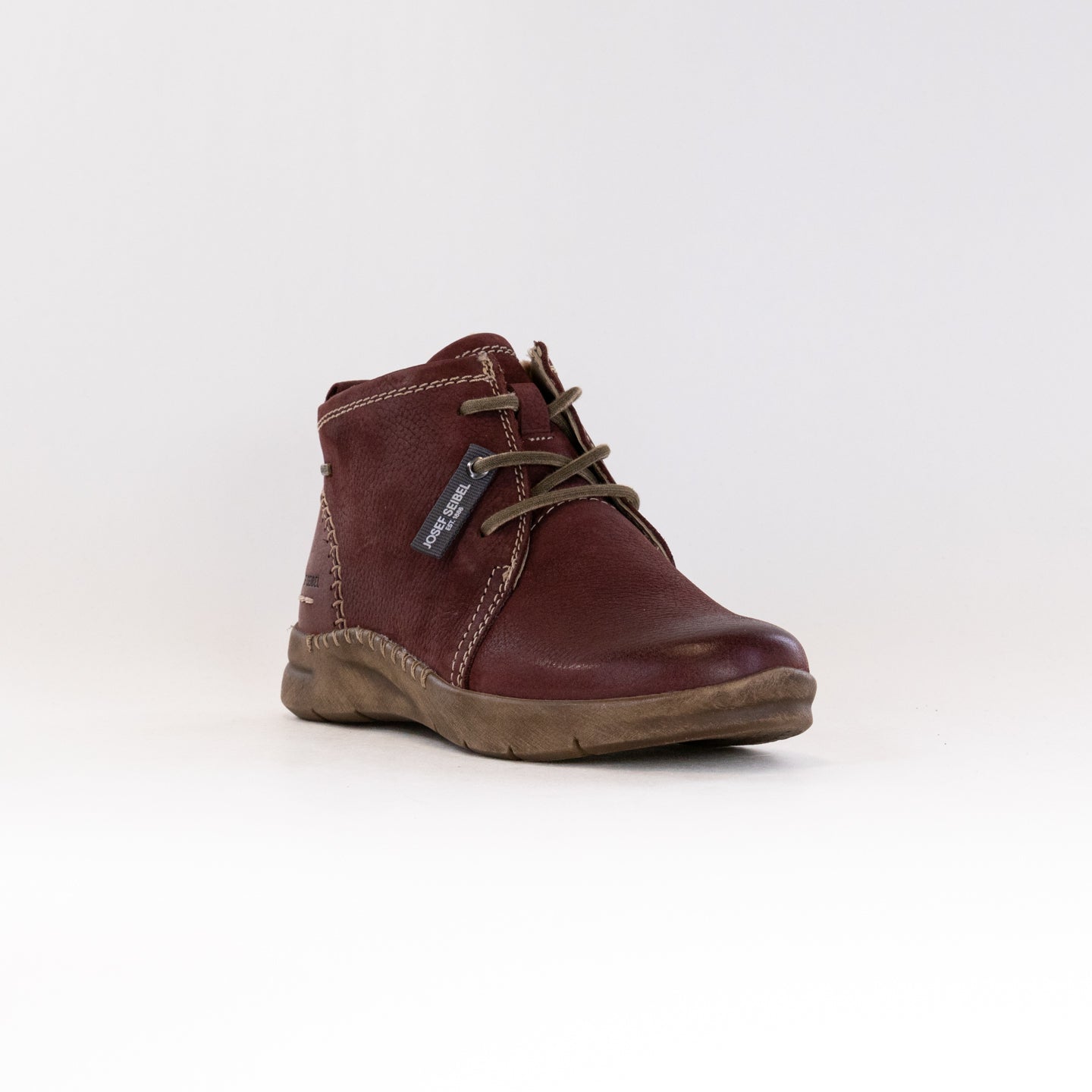 Josef Seibel Women's Waterproof Chukka Booties - Conny 56 in Bordeaux Color