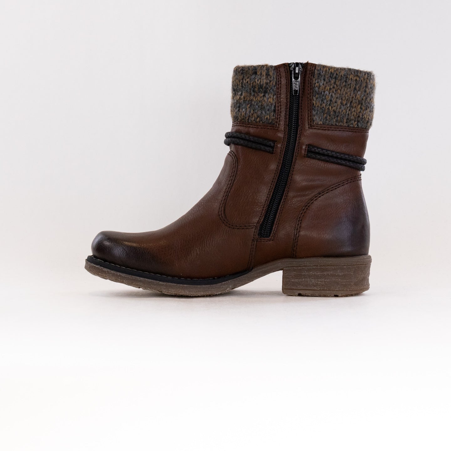 Rieker Women's Dark Brown Fee 88 79688 Water-Resistant Winter Boots