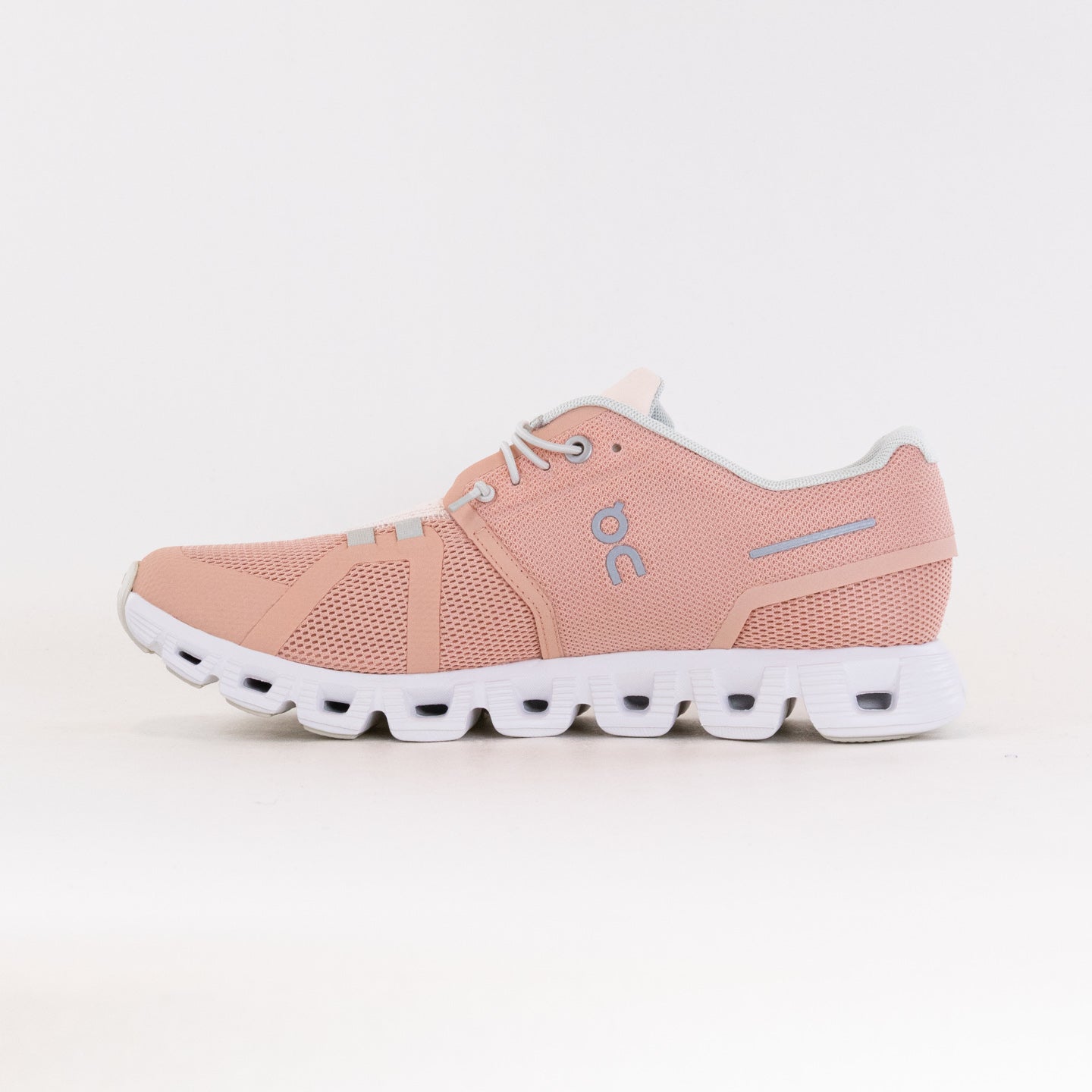 On Women's Cloud 5 Running Shoes - Rose/Shell Colorway
