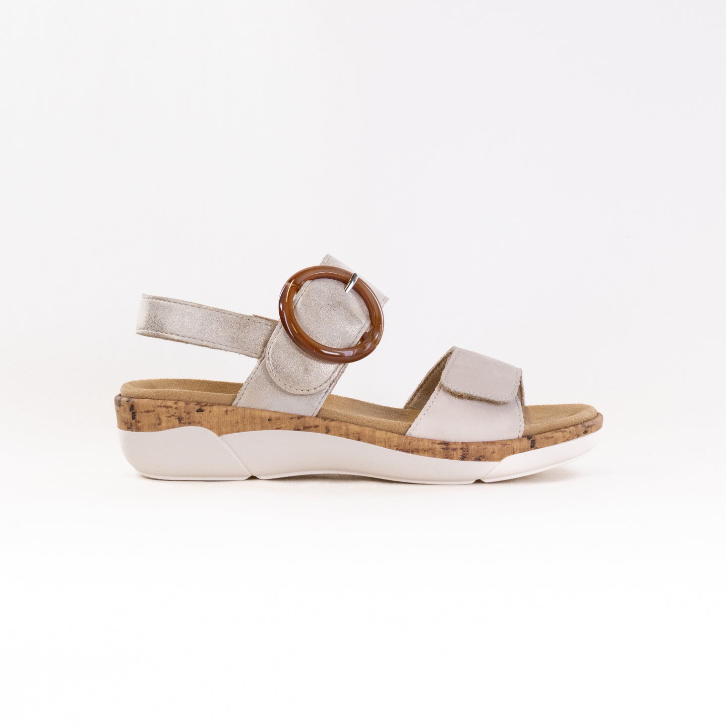 Stylish Remonte Jocelyn R6853 Women's Cliff/Muschel Strap Sandals