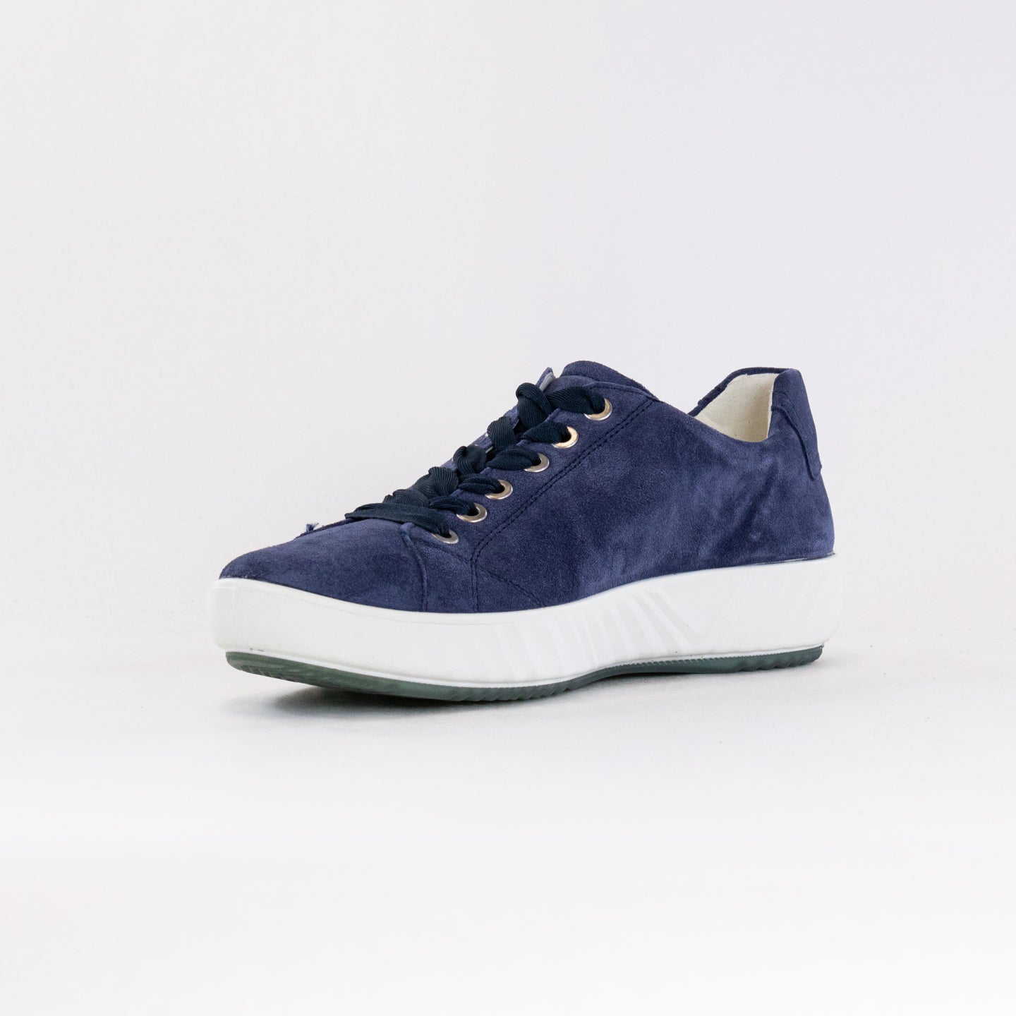 Women's Ara Alexandria Indigo Suede Lace - Up Casual Sneakers for Everyday Wear