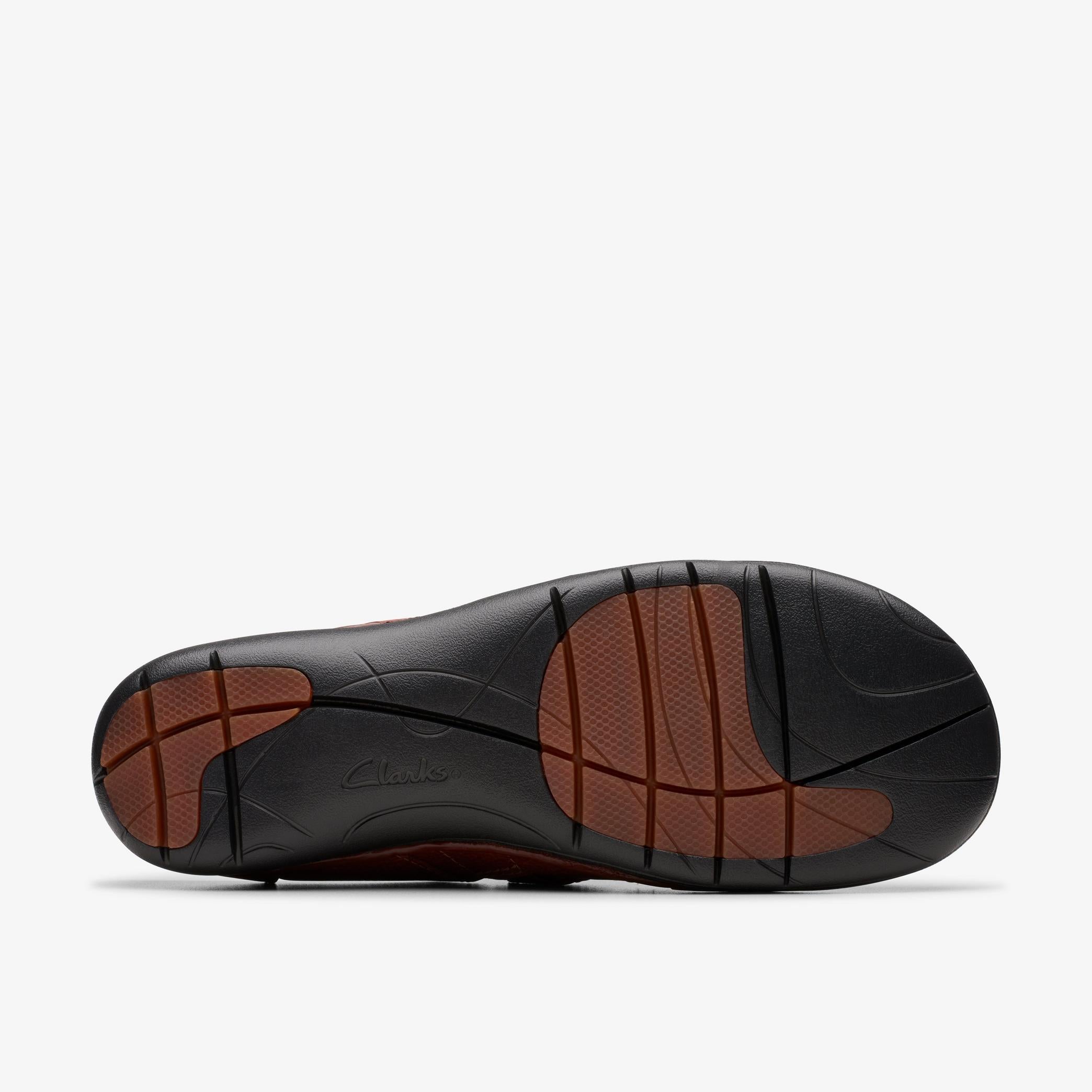 Clark's Women's Unstructured® Chestnut Leather Mule - Un Loop Ease