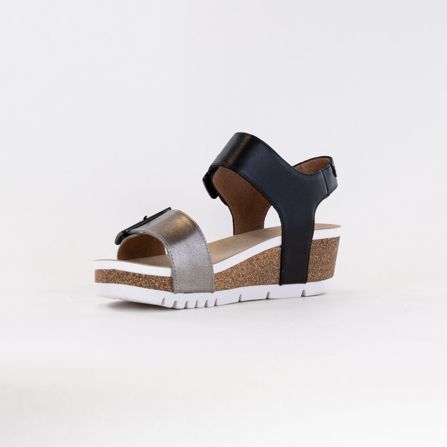 Josef Seibel Women's Quinn 02 Lightweight Flexible Basalt Wedge Sandals