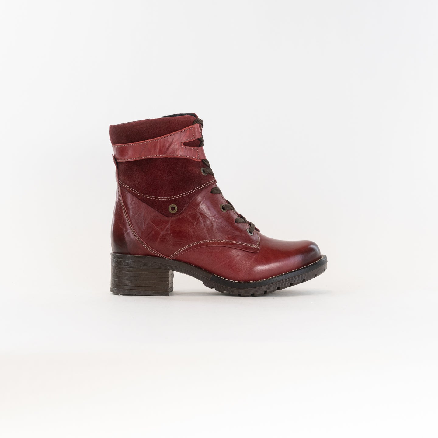 Red Dromedaris Kara Wide Women's Suede Boots