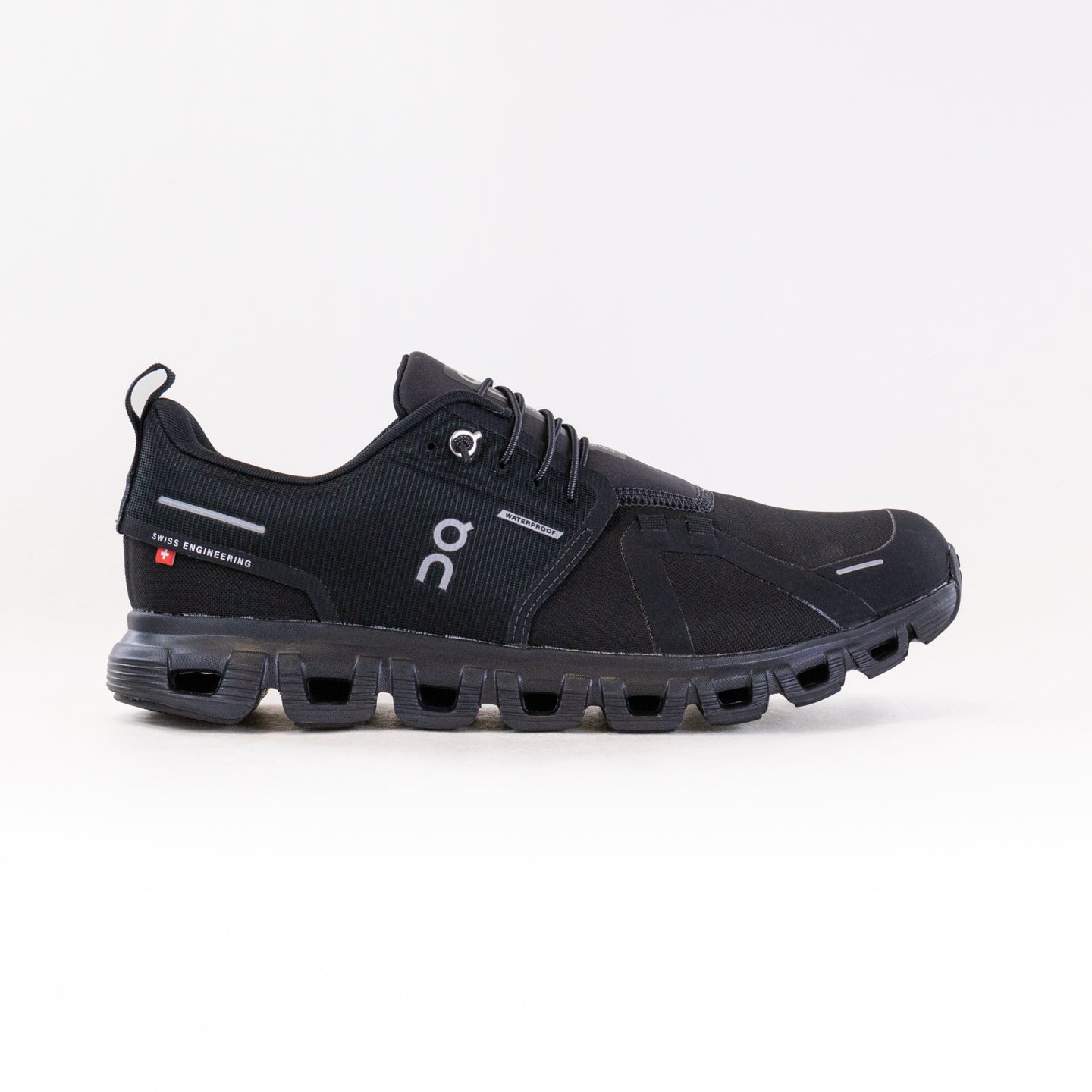 Men's On Cloud 6 Waterproof Running Shoes - Stylish Black/Black Color