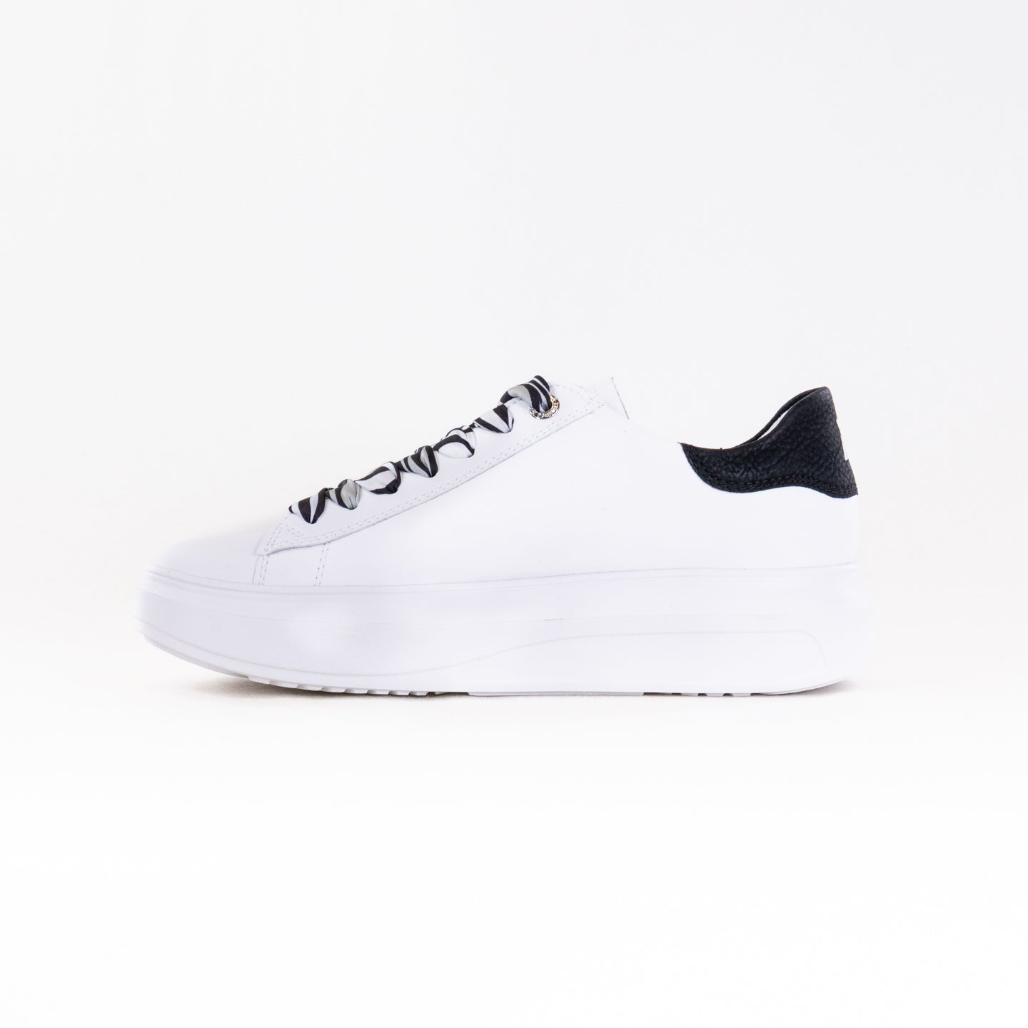 Rieker Women's R-EVOLUTION W1201 White Leather Sneakers