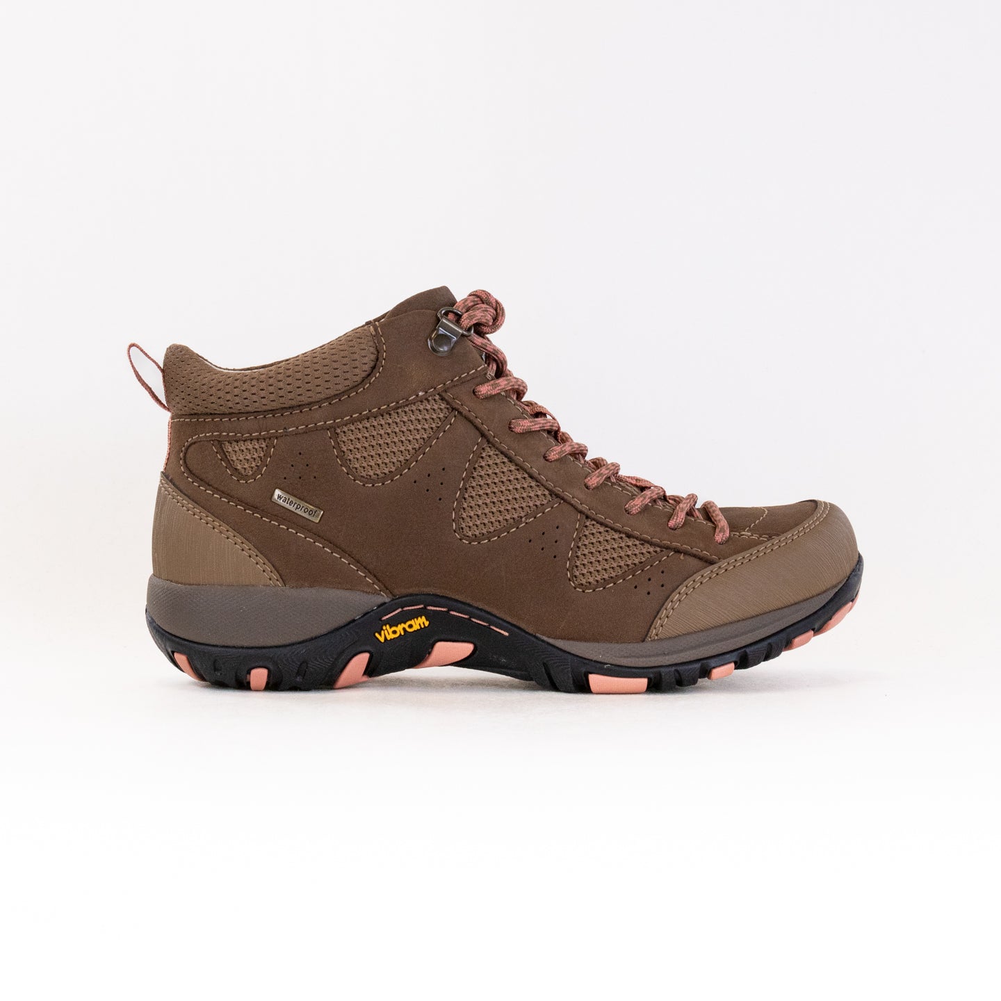 Dansko Women's Waterproof Perrin Hiking Boots - Morel Milled Nubuck Material