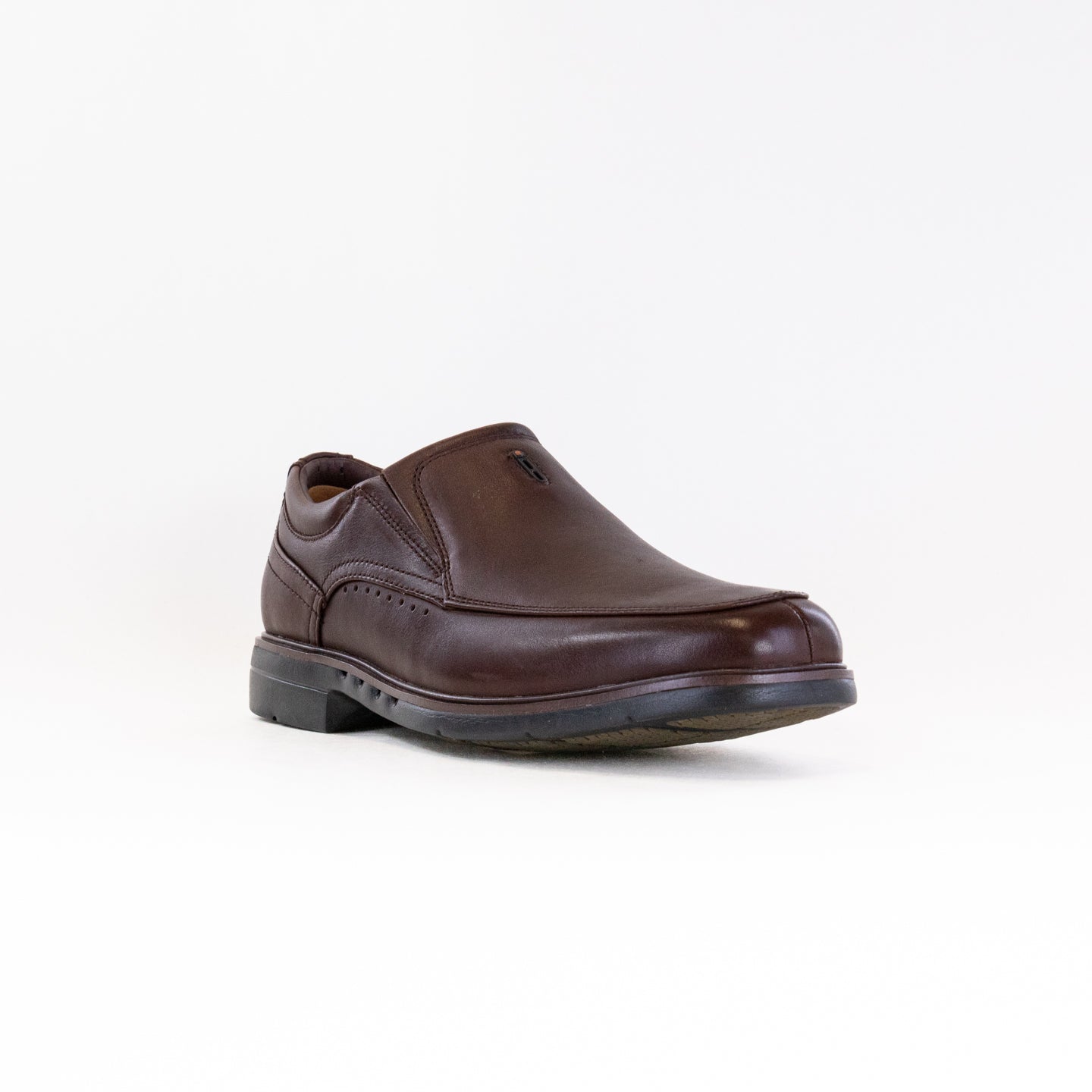Clarks Men's Un Kendrick Go Dress Shoes in Mahogany Leather