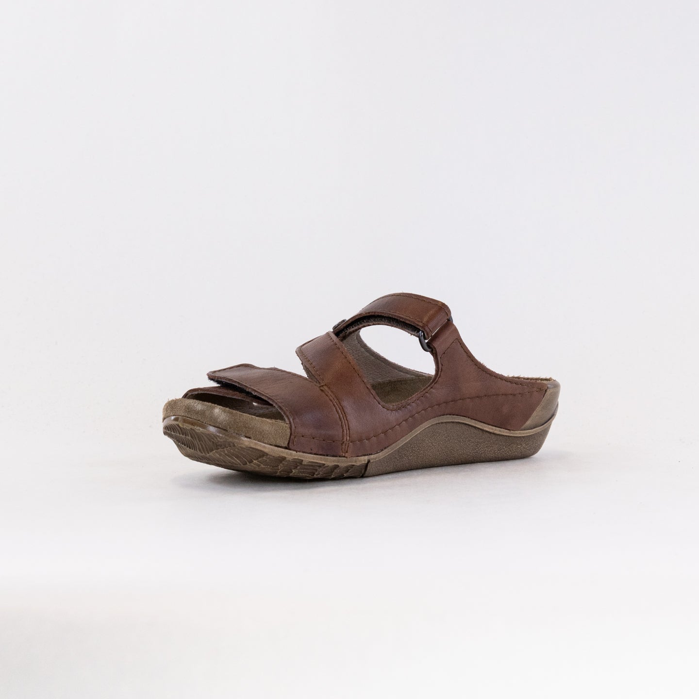 Wolky Women's Jasper Sandals in Elegant Cognac Color