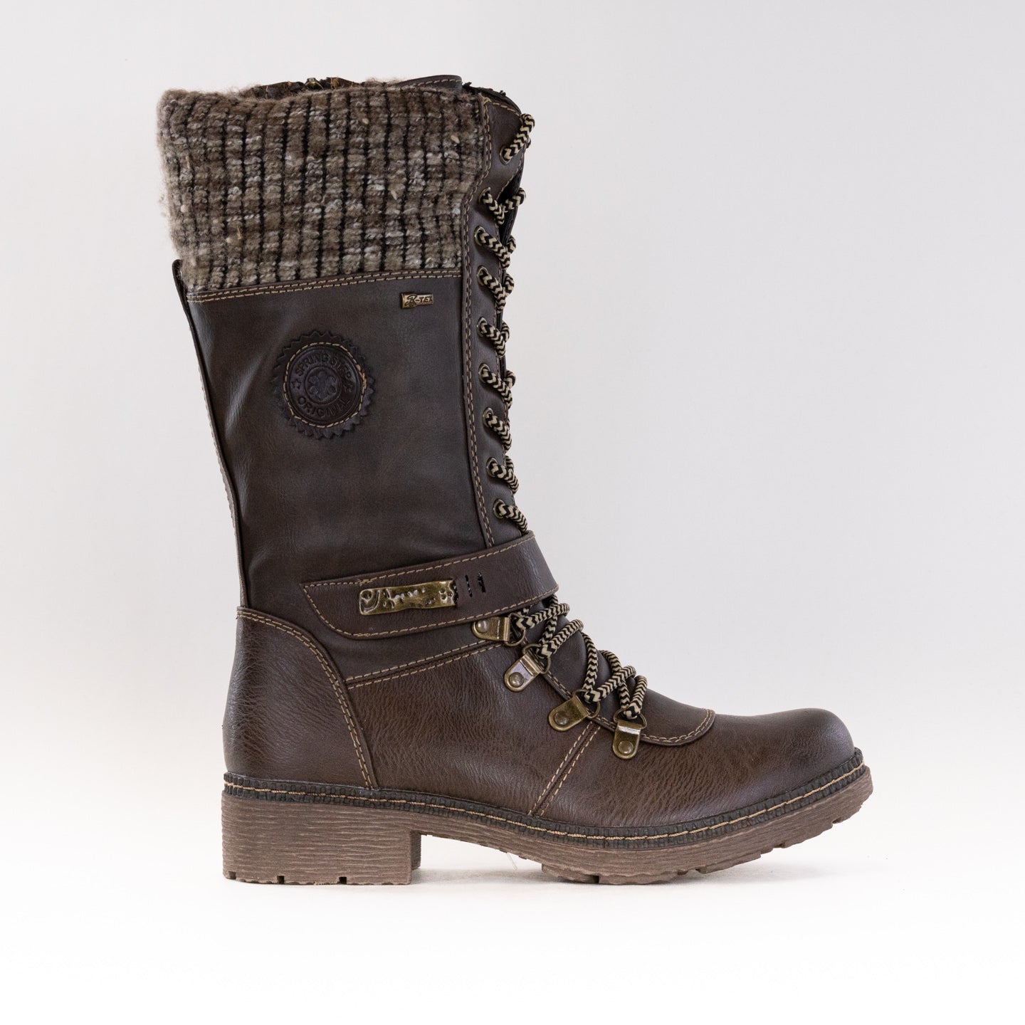 Women's Spring Step Ababi Taupe Water-Resistant Hiking Boots