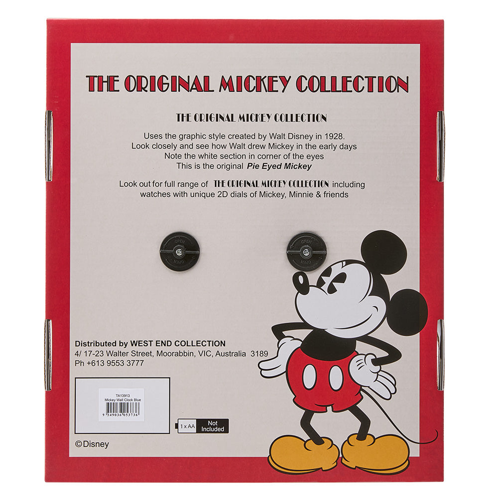 Disney TA13913 Mickey Mouse Decorative Wall Clock for Home and Office
