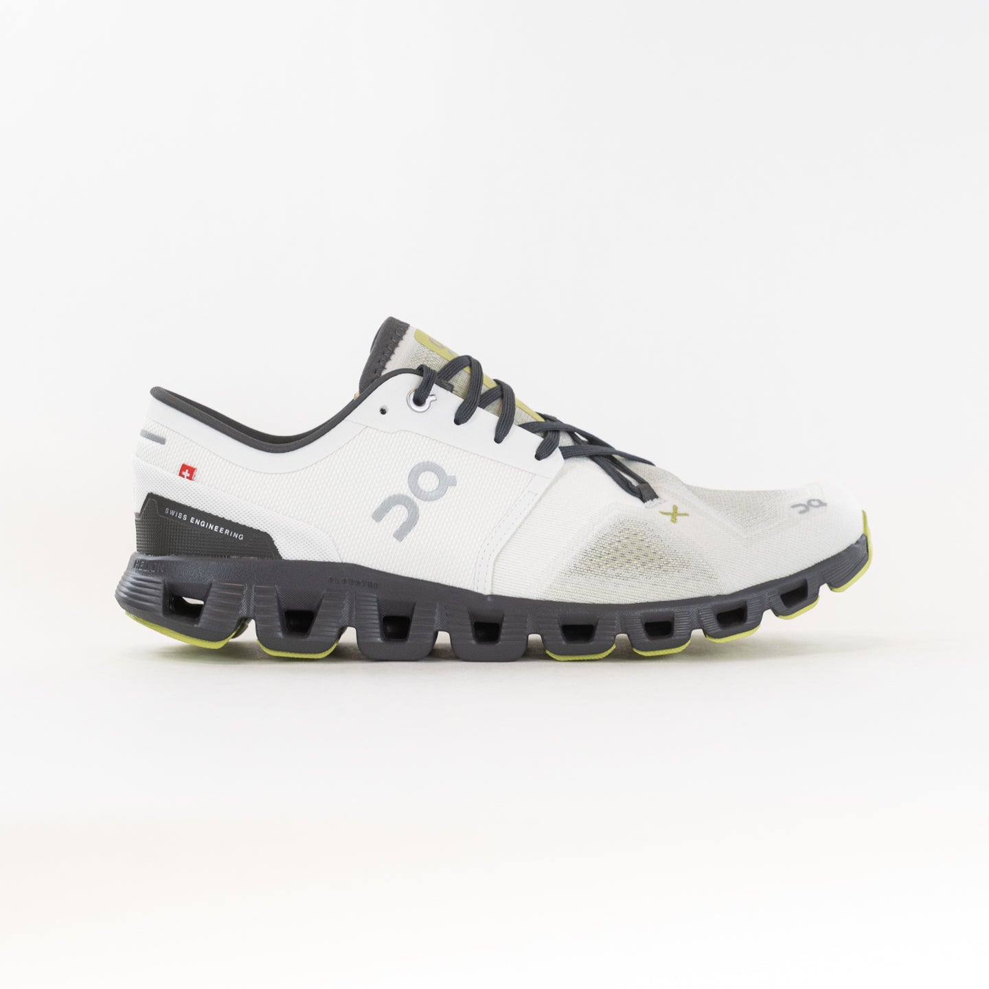 On Men's Cloud X 3 Running Shoes in Ice Eclipse Color