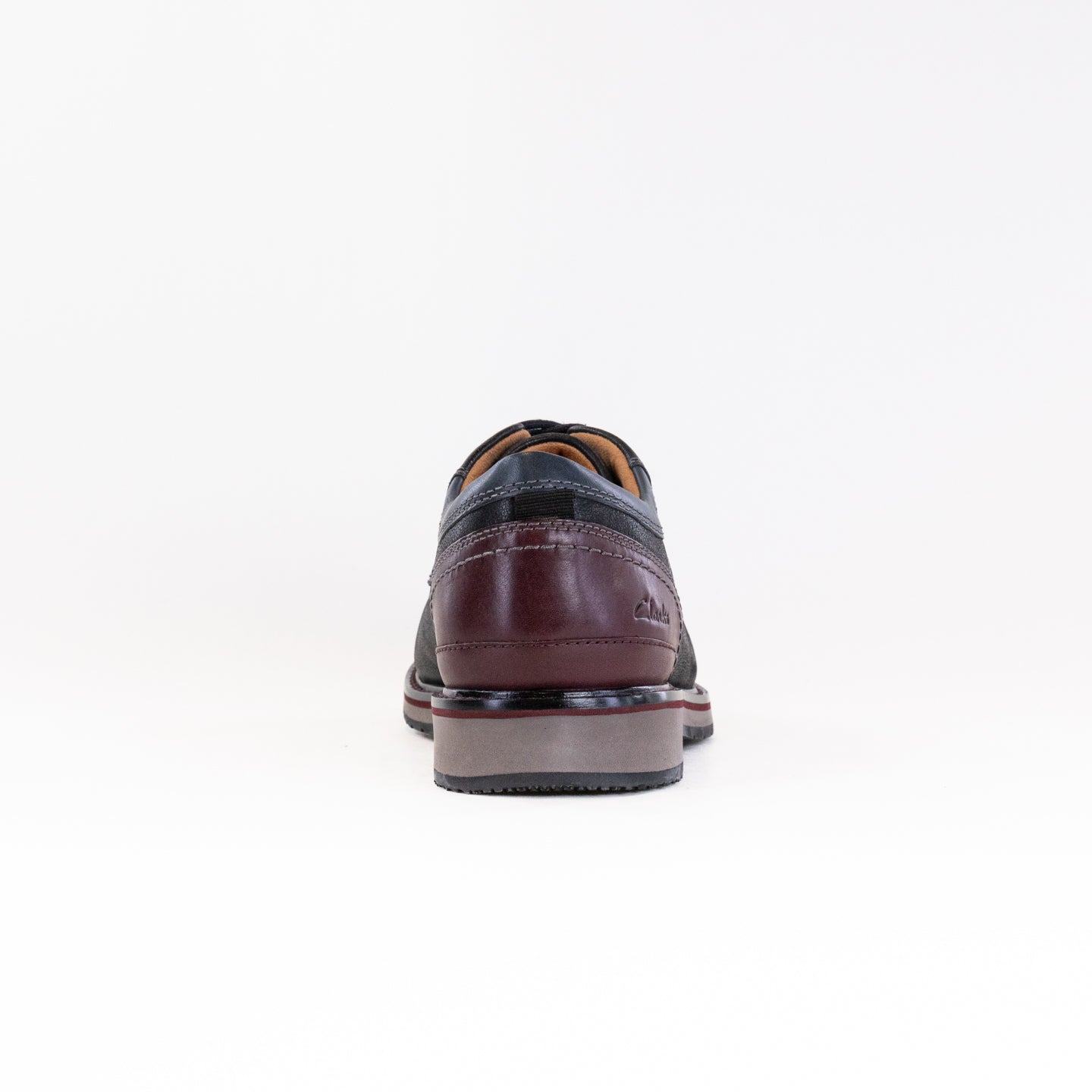 Clarks Men's Monahan Plain Toe Dress Shoes in Classic Black