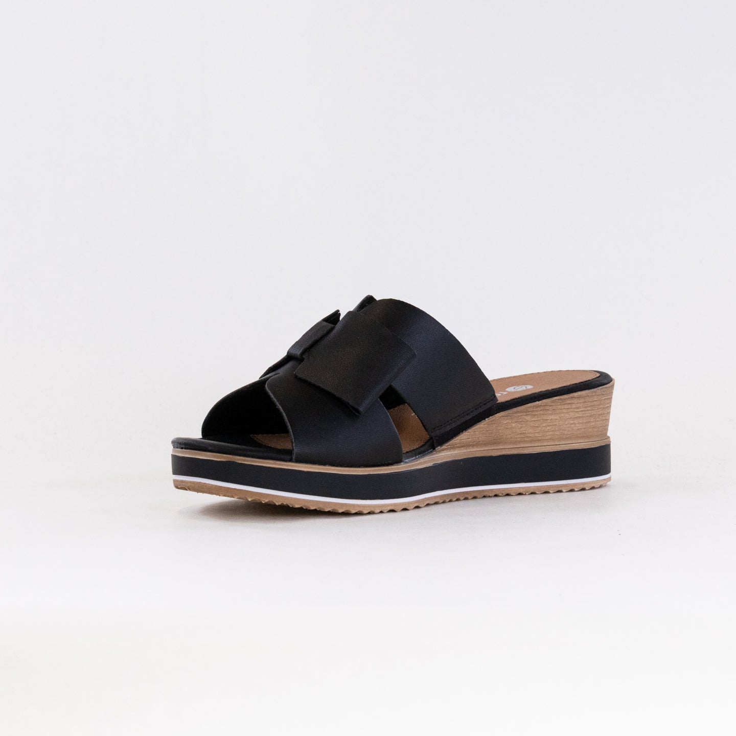 Remonte Jerilyn 56 Women's Black Comfort Sandals with Wedge Heel