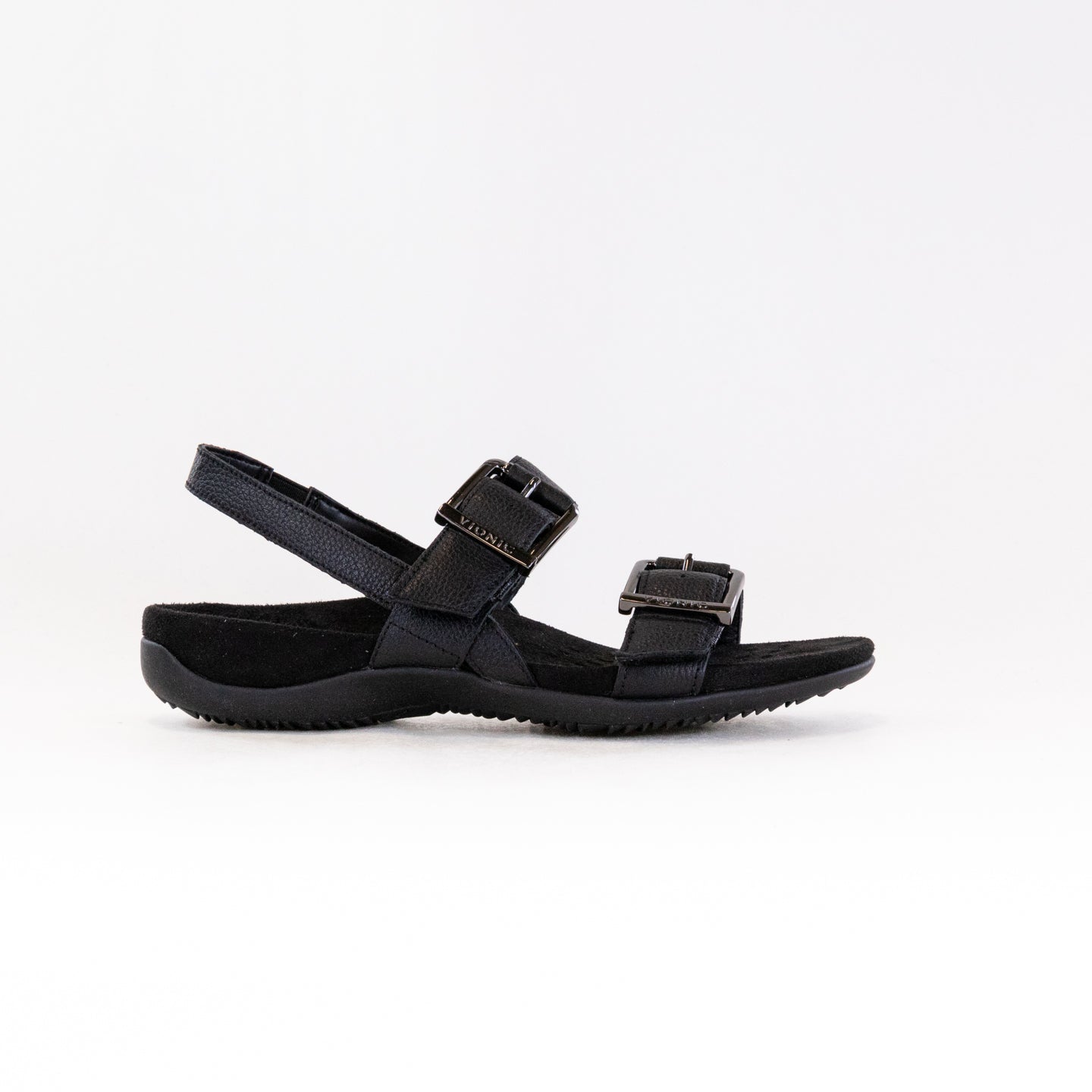 Women's Vionic Reese Black Slingback Sandal with Adjustable Fit