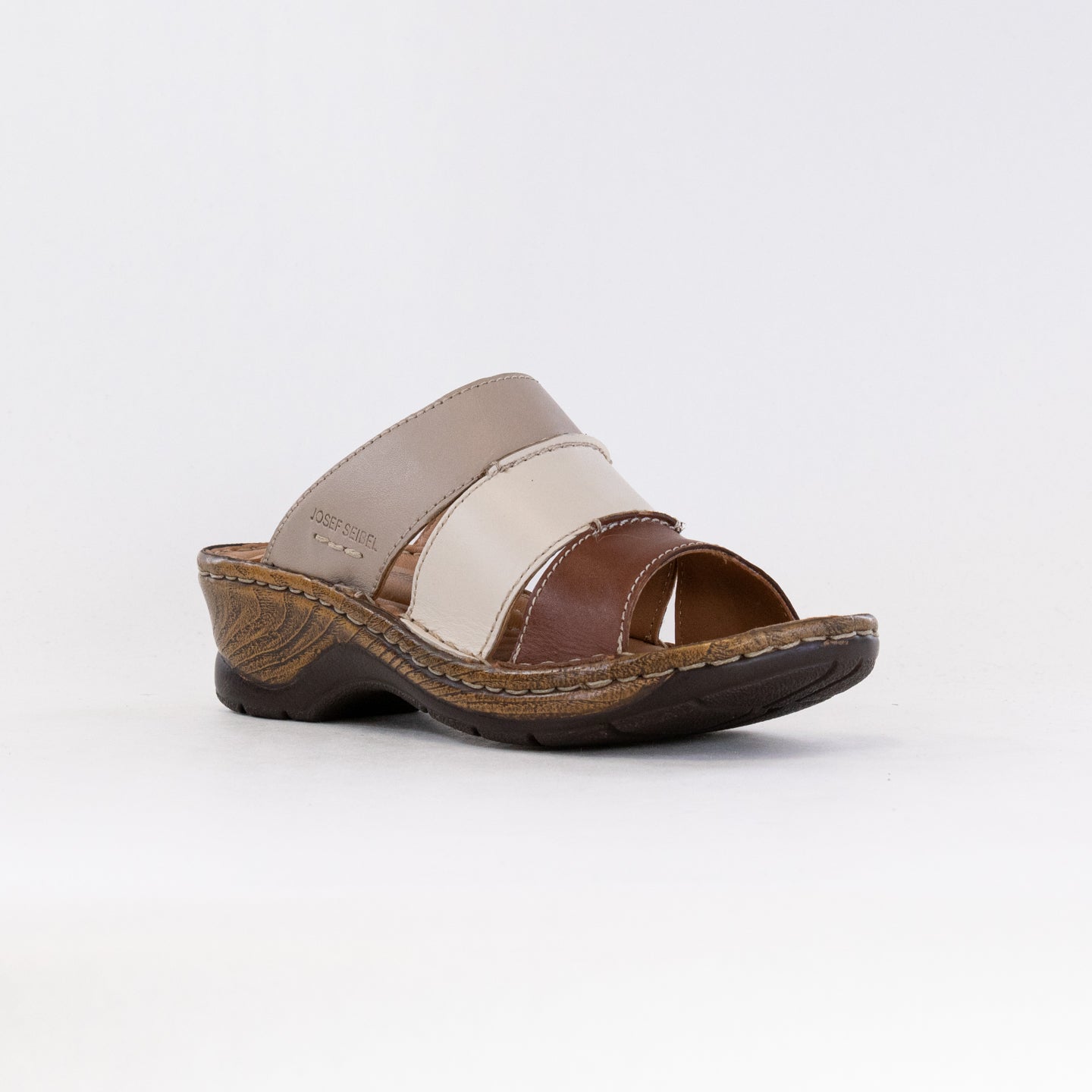 Josef Seibel Women's Catalonia 86 Wedge Sandal in Cognac