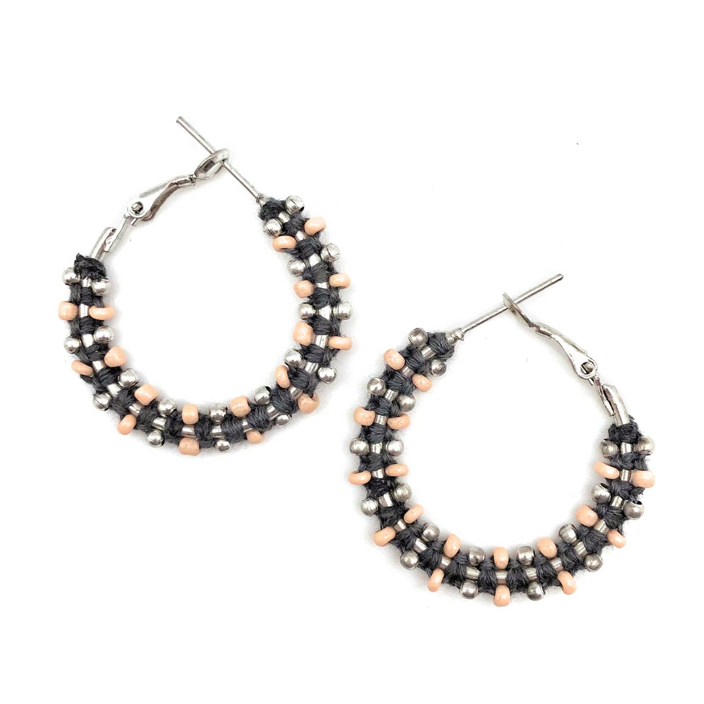 Stylish and Lightweight Sachi Beaded Hoop Earrings for All-Day Wear
