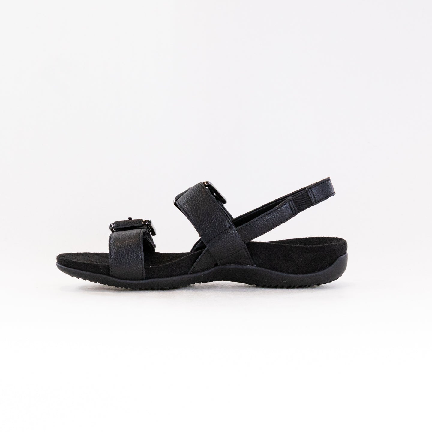 Women's Vionic Reese Black Slingback Sandal with Adjustable Fit