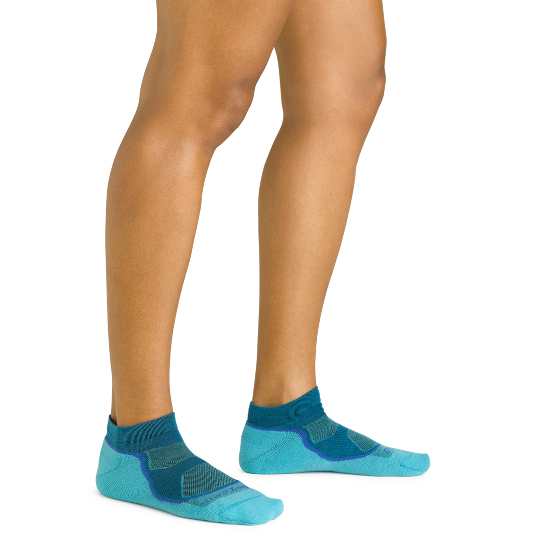 Darn Tough Women's Lightweight No Show Hiking Socks - Cascade Style for Trail Adventures