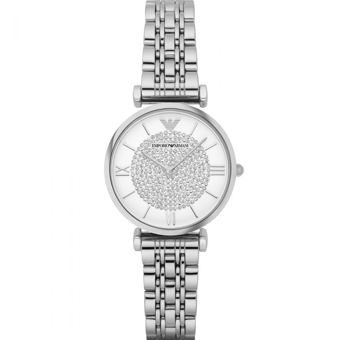 Emporio Armani Stainless Steel Ladies 'Gianni T-Bar' AR1925 Wristwatch