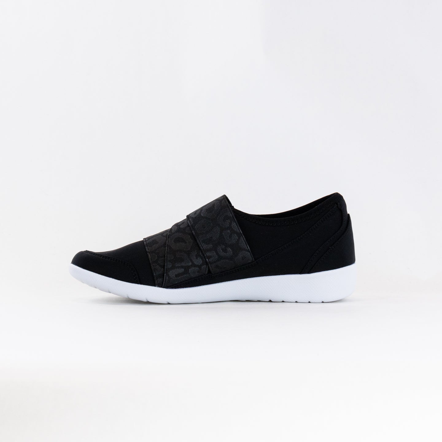 Ziera Women's Urban Black Leopard Patterned Comfortable Footwear
