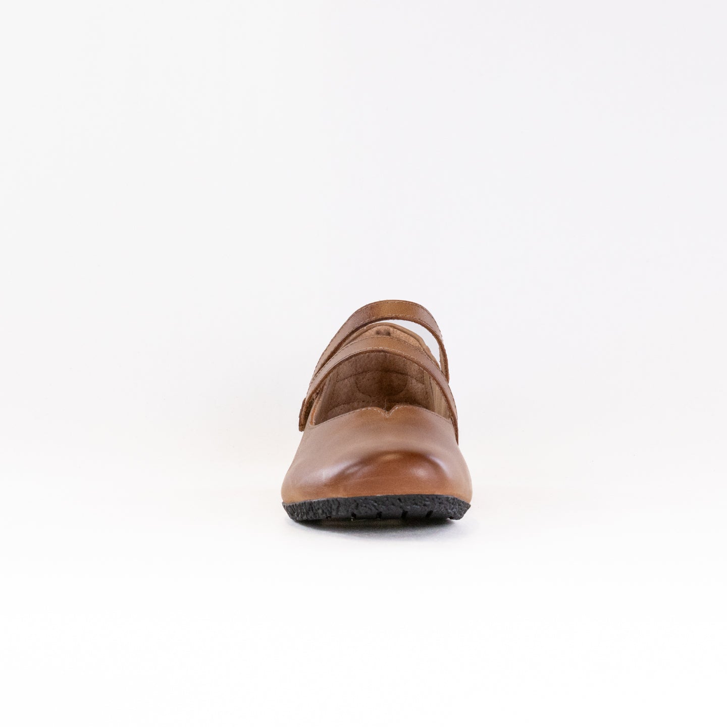 Women's Stylish Caramel Taos Banter Leather Flats