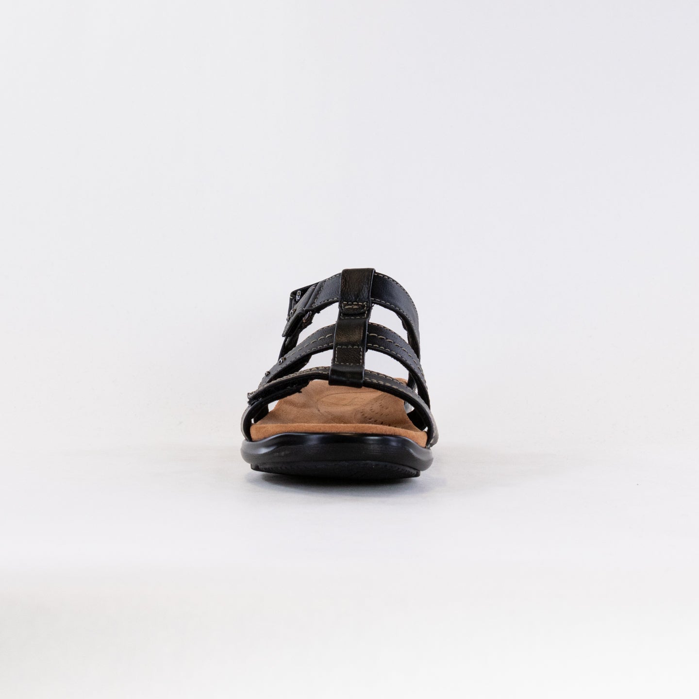 Women's Black Leather Clarks Kilty Step Sandals - Stylish and Functional