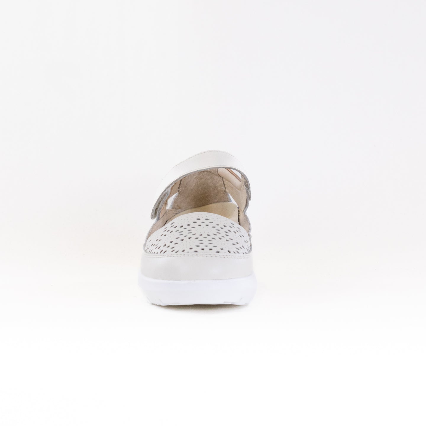 Pikolinos Women's Reuda W2A - 6611C1 Off - White Leather Casual Summer Shoes