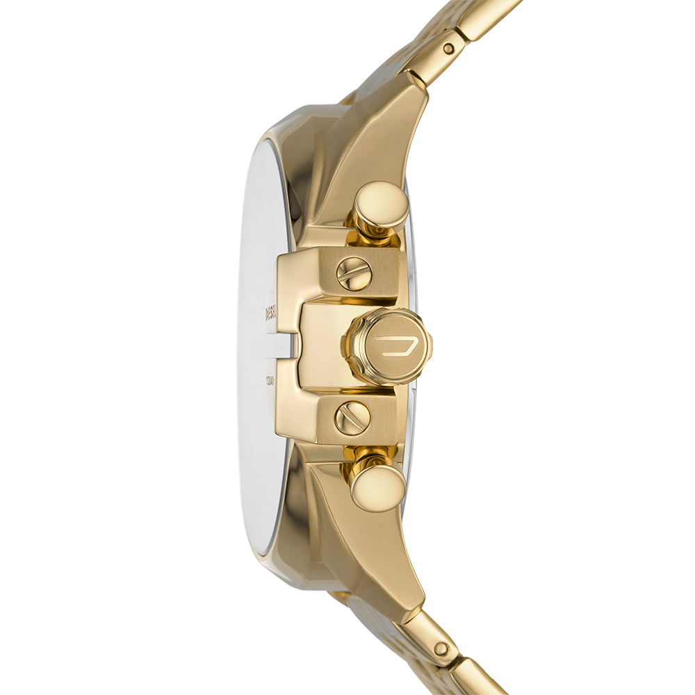 Diesel Men's DZ4565 Gold-Tone Chronograph Dress Watch with Multiple Functions
