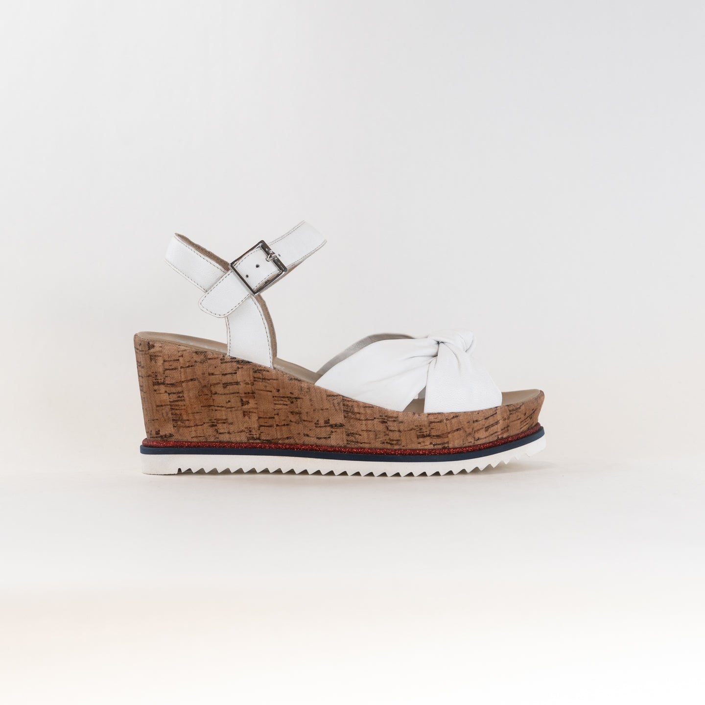 Stylish White Women's Ara Parma Wedge Sandals