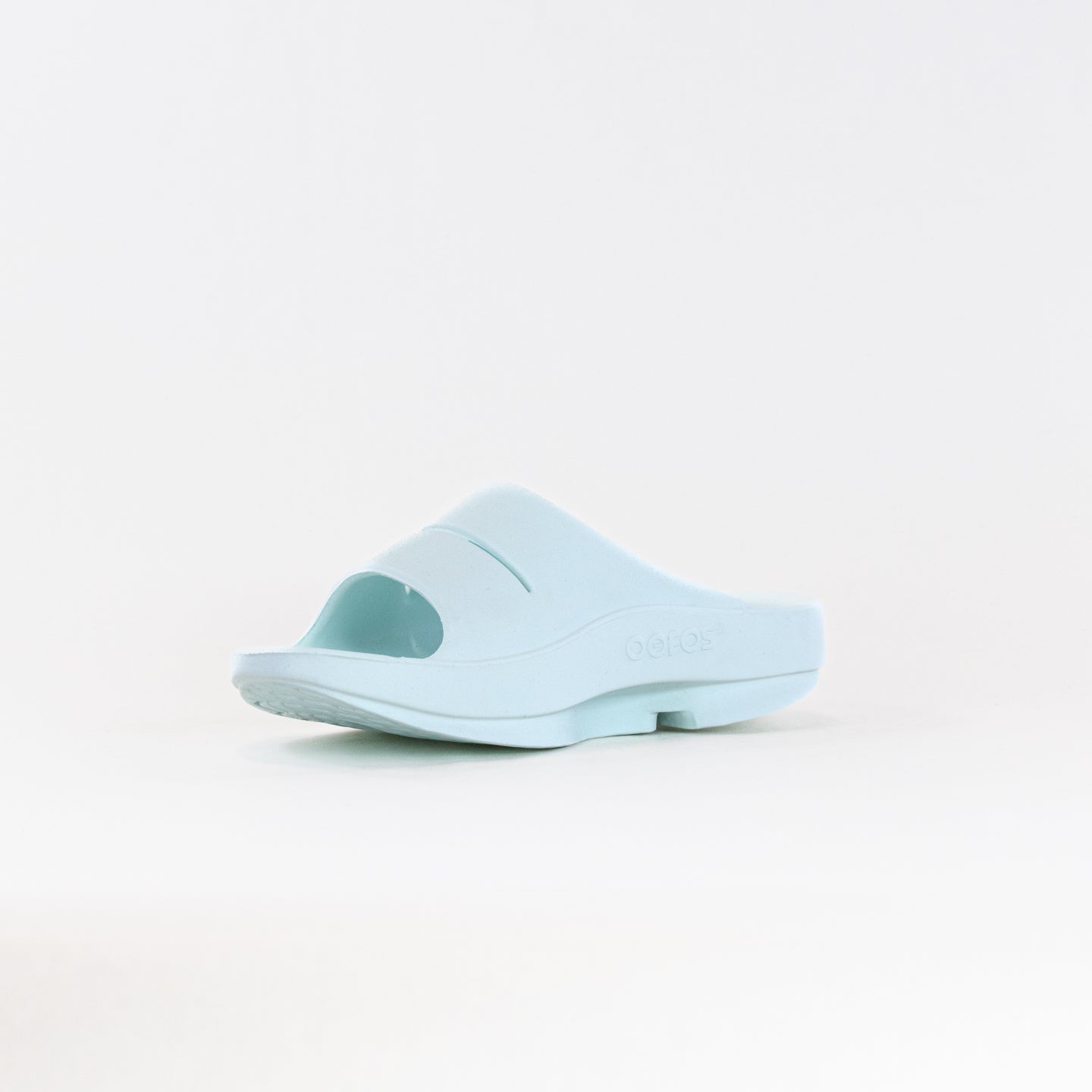 Women's Ice Colored OOFOS OOahh Slide Sandals - A Comfortable Footwear Option