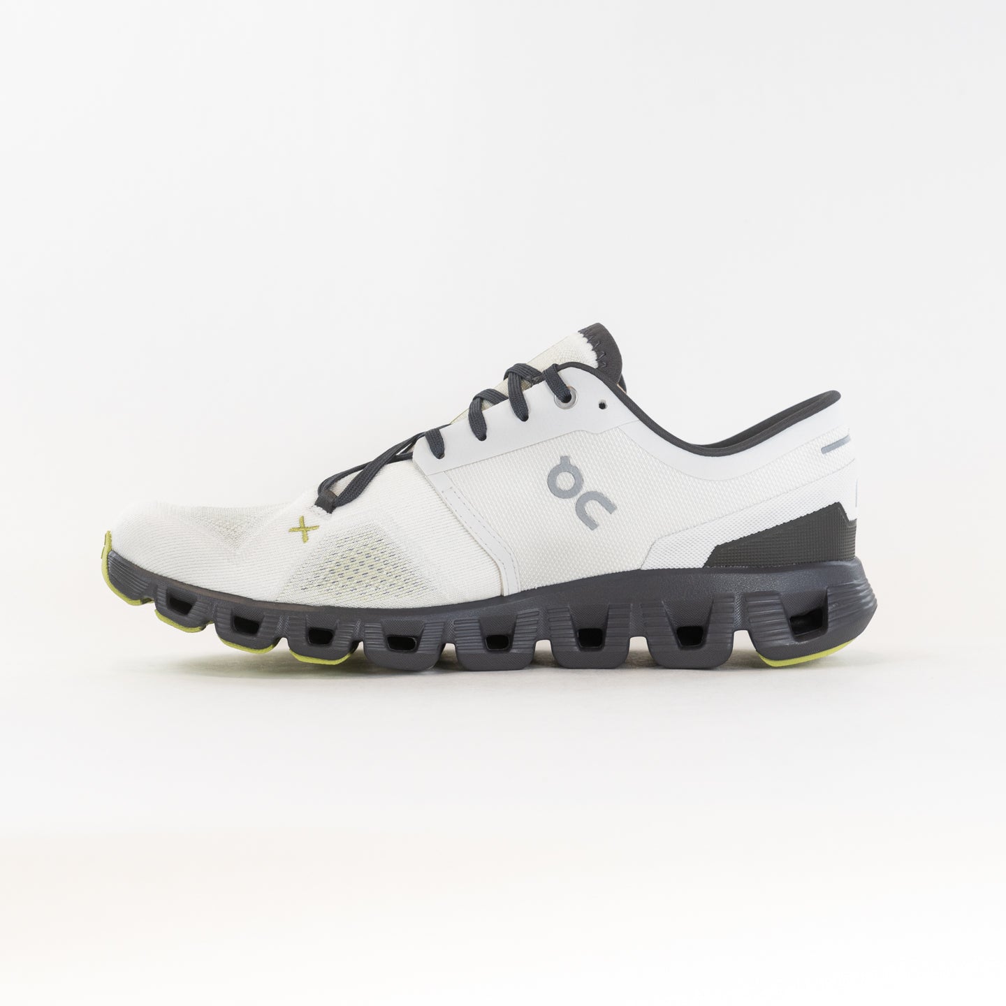 On Men's Cloud X 3 Running Shoes in Ice Eclipse Color